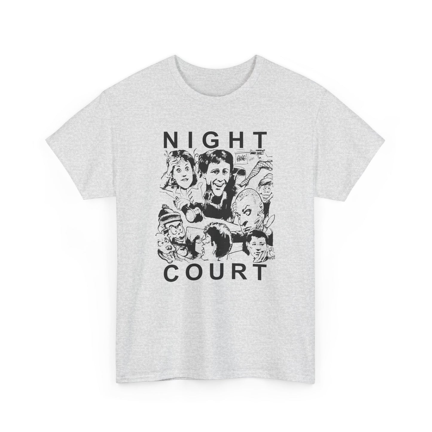 night court tv show newspaper art custom edit tshirt