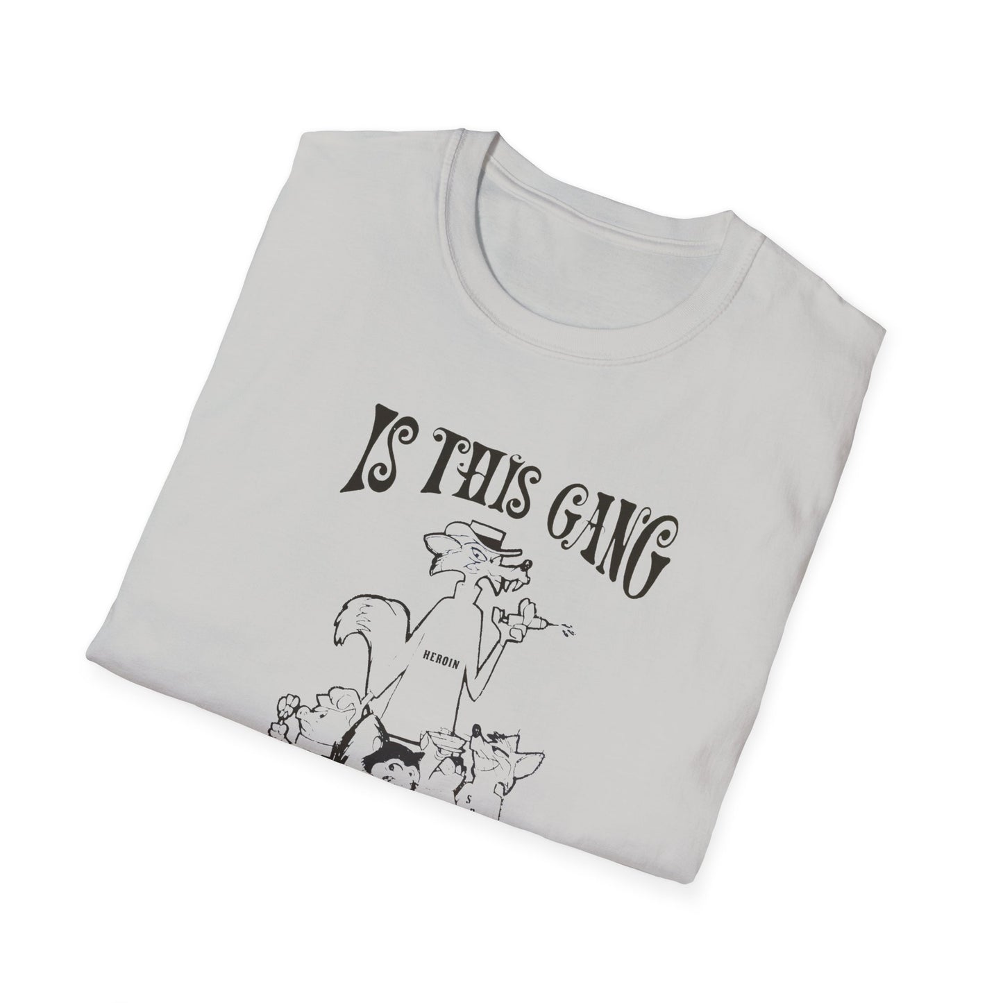 1960s/70s anti drug poster is this gang worth dying for? by smartset smarteen s.o.s tshirt