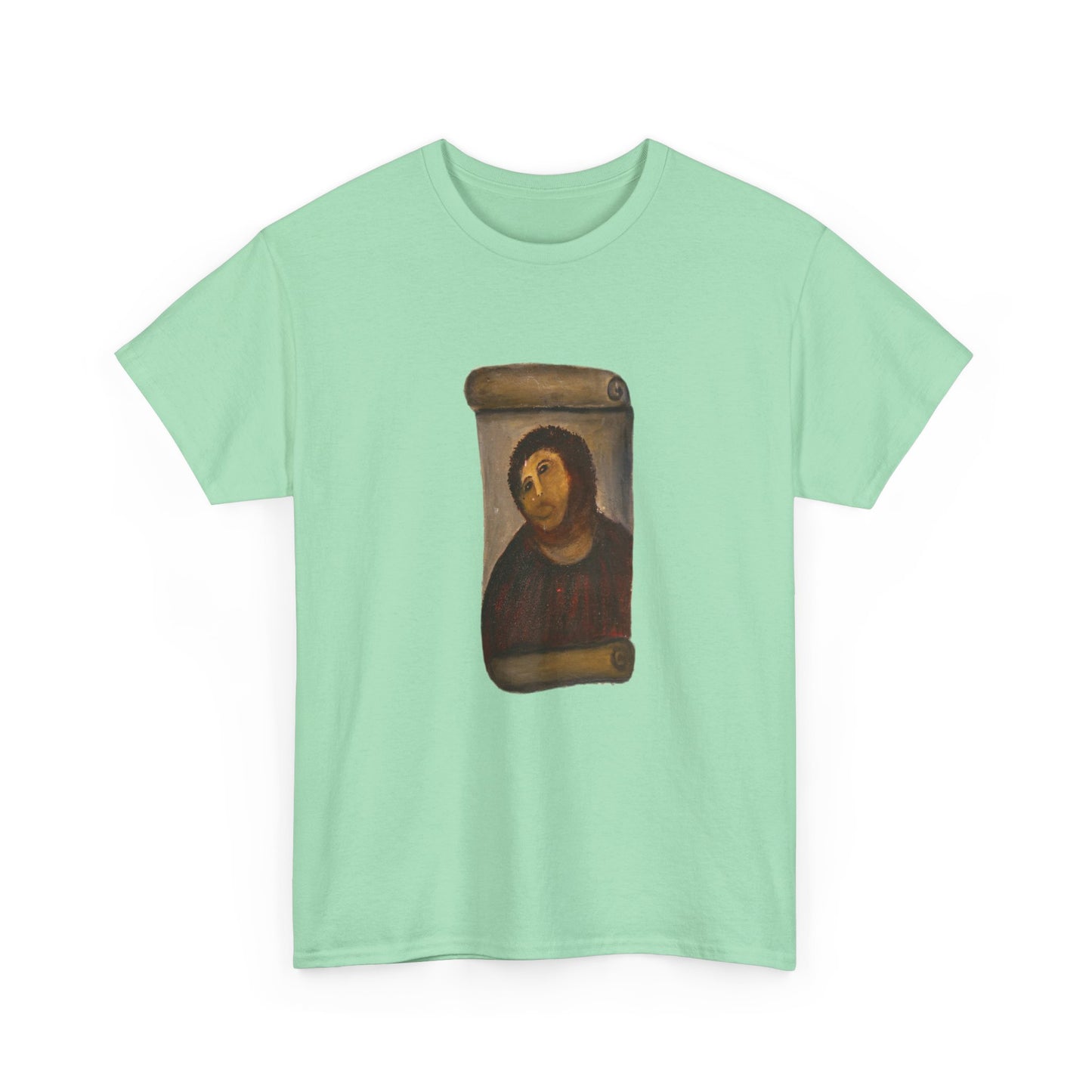 ecce homo botched restoration tshirt behold the monkey tshirt
