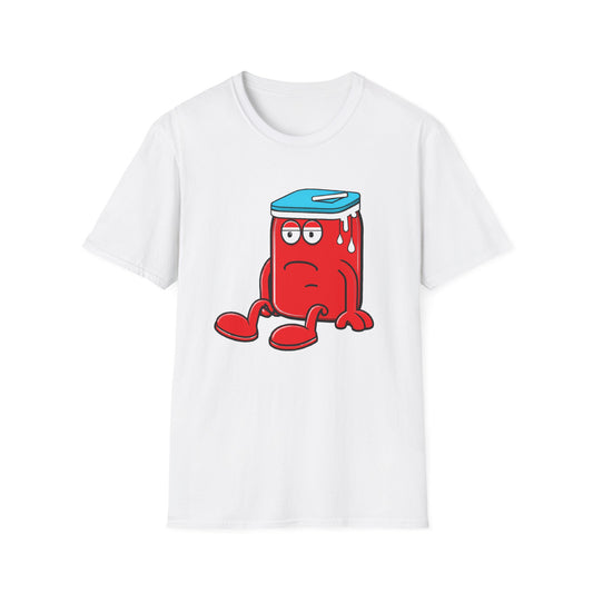 sad wanna be kool aid man juice guy tshirt