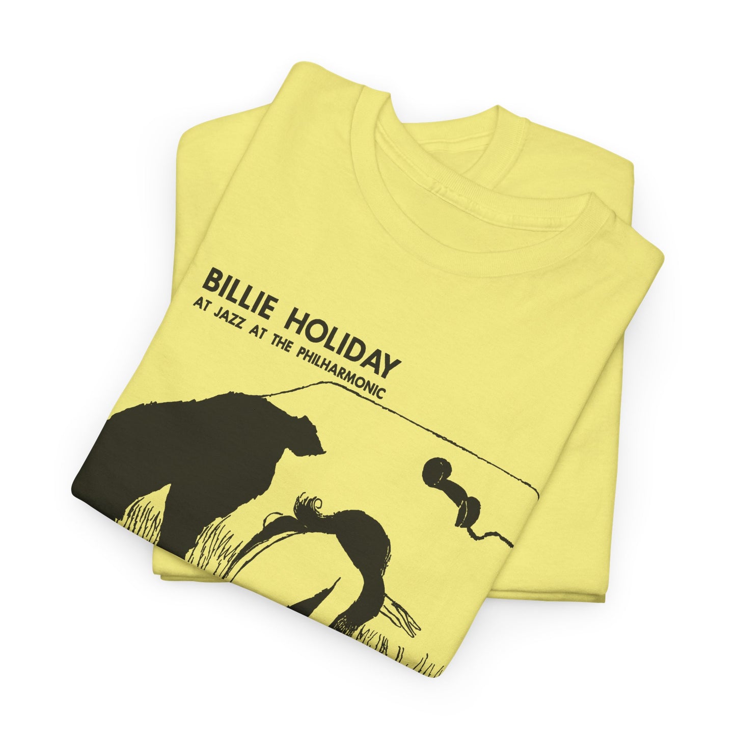 1954 billie holiday at jazz at the philharmonic slightly stretched graphic tshirt
