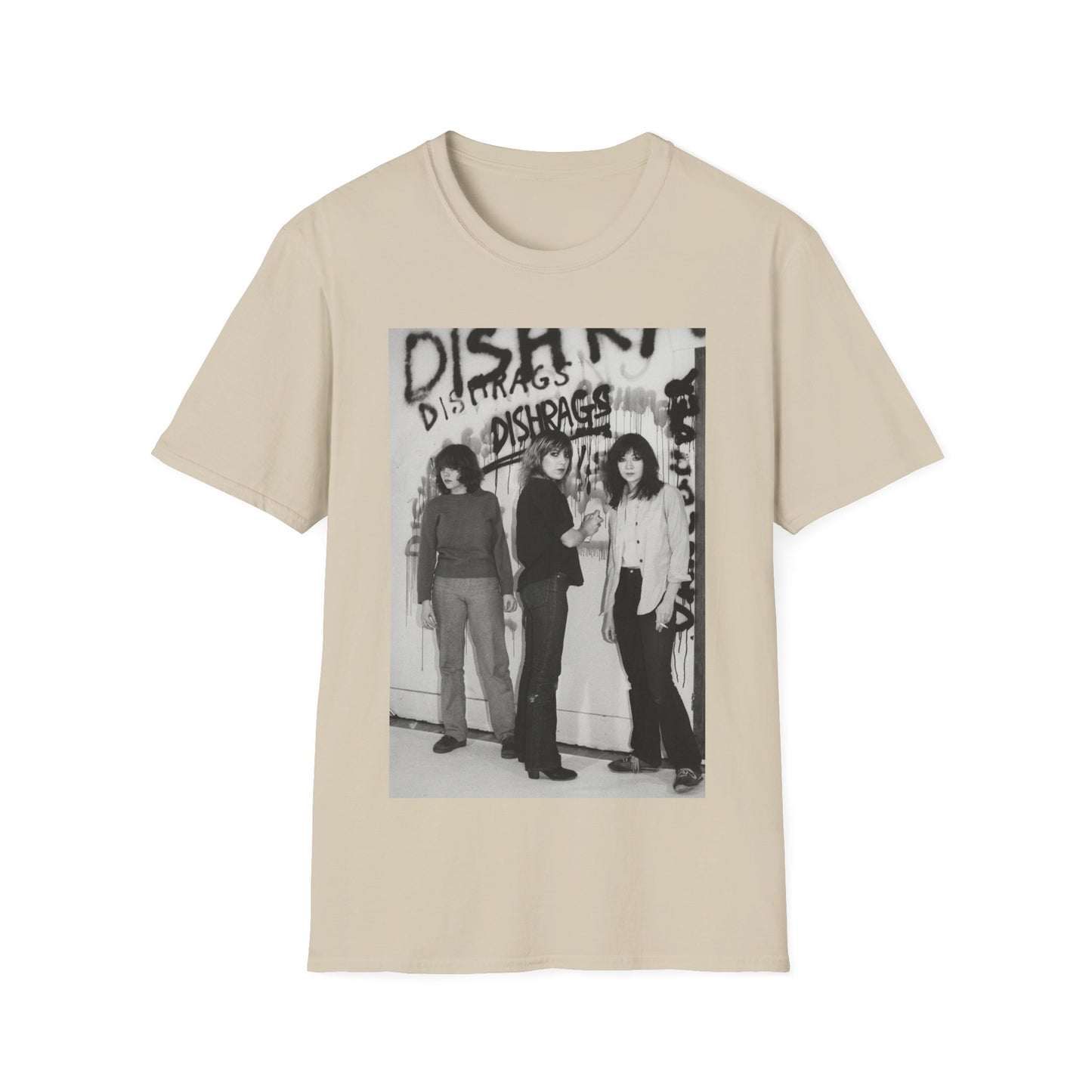 canadian punk band the dishrags photo tshirt