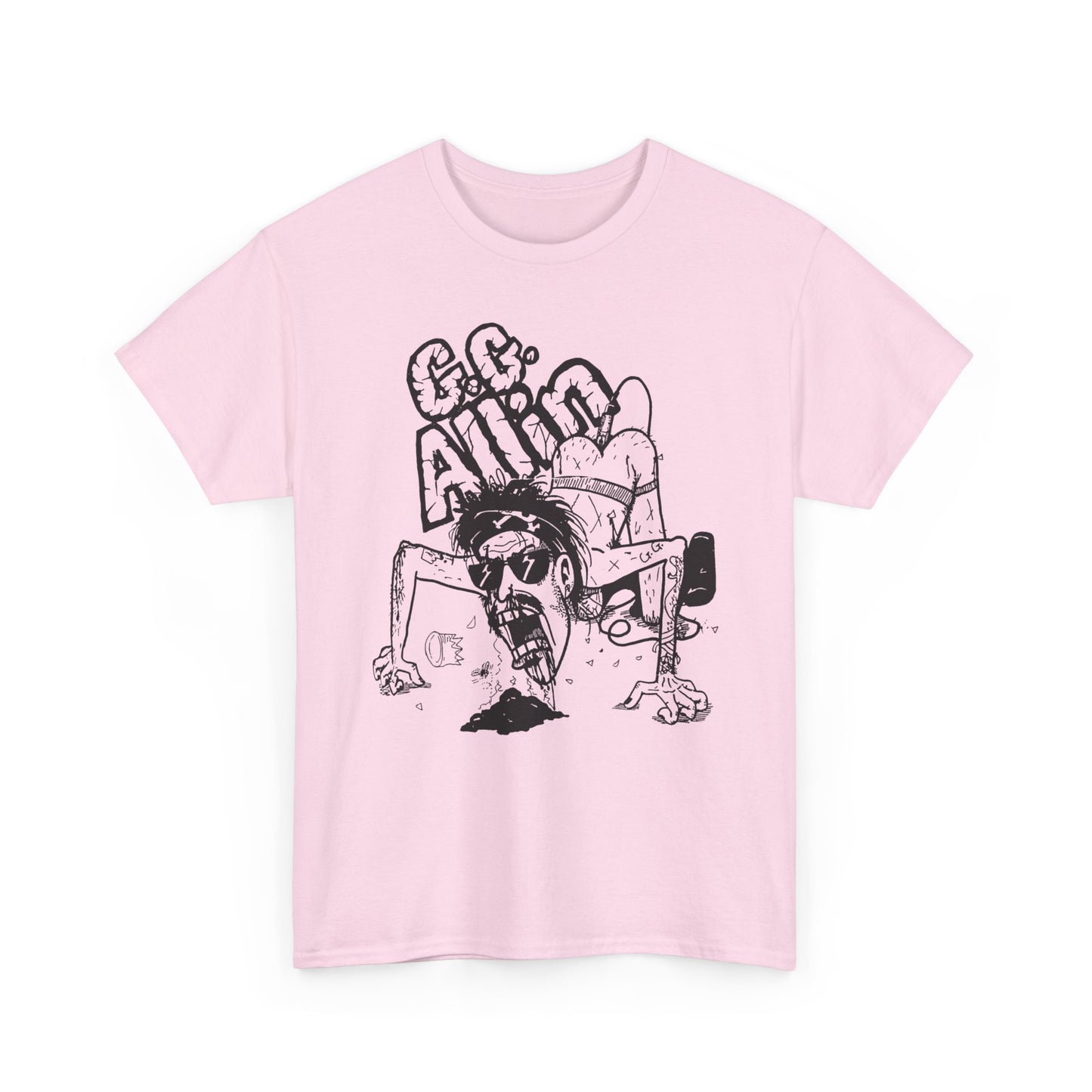 1990s gg allin show poster custom edit tshirt