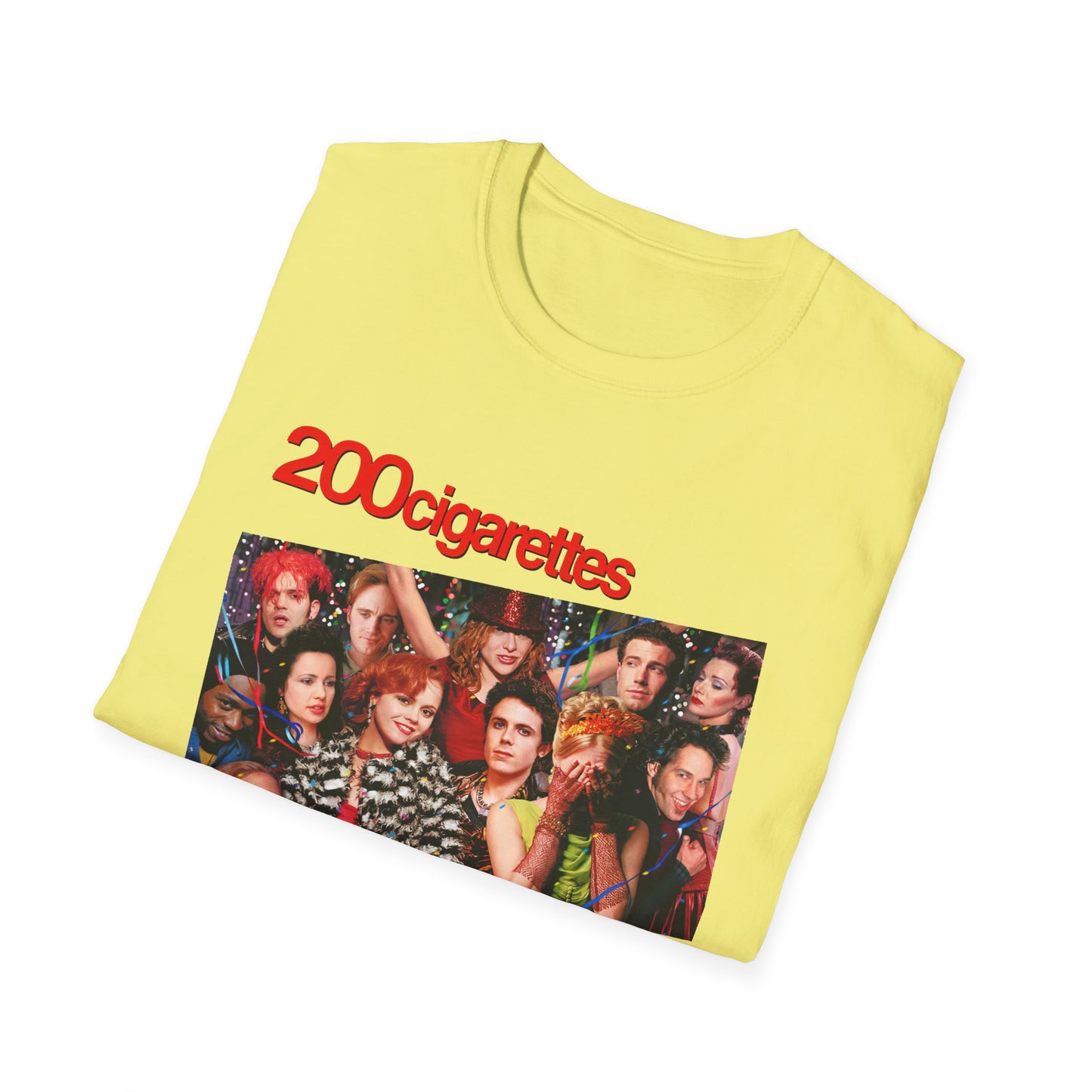 1999 movie poster tshirt 200 cigarettes