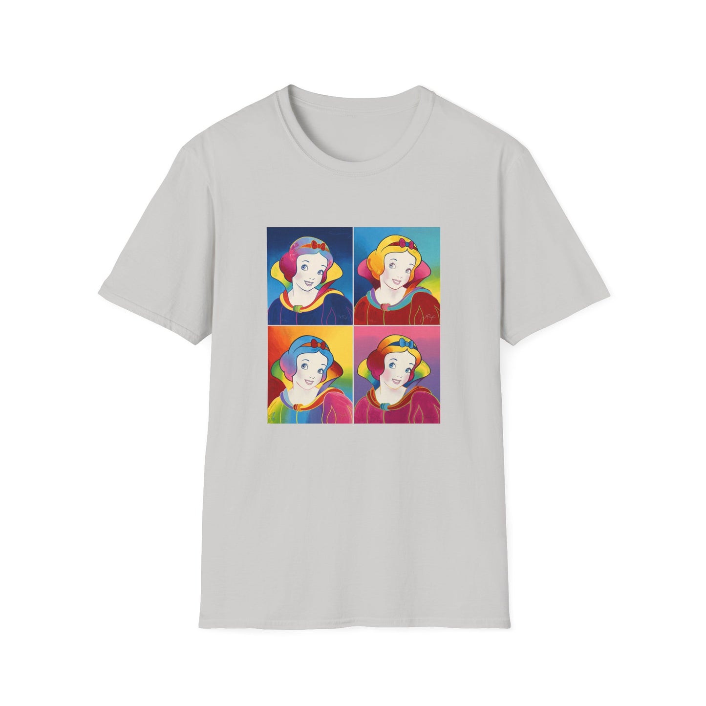 1996 psychedelic snow white pop culture art by peter max tshirt