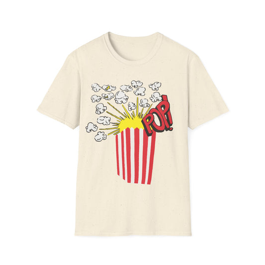 vintage 1980s popcorn image tshirt