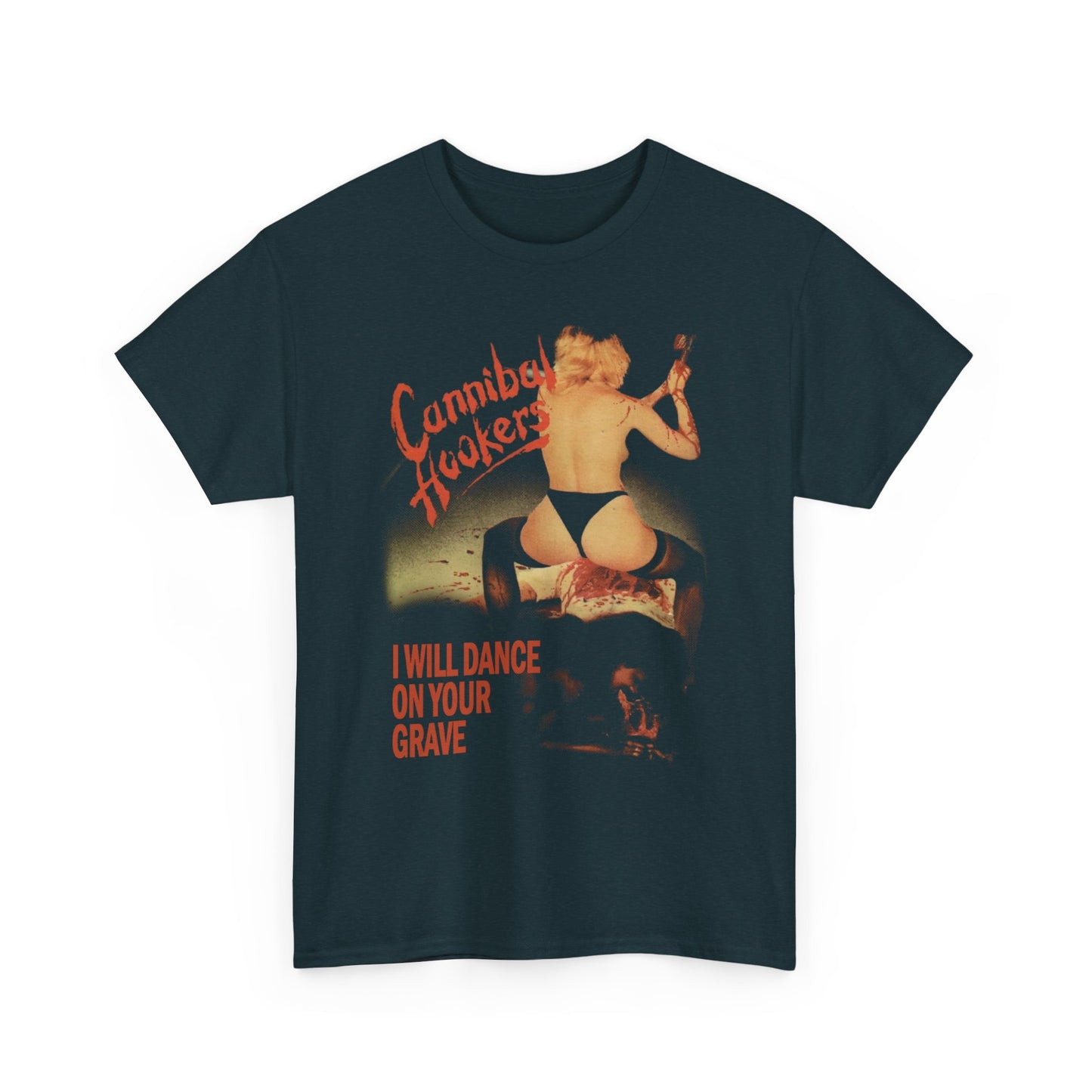 1987 cannibal hookers movie poster custom reproduction tshirt