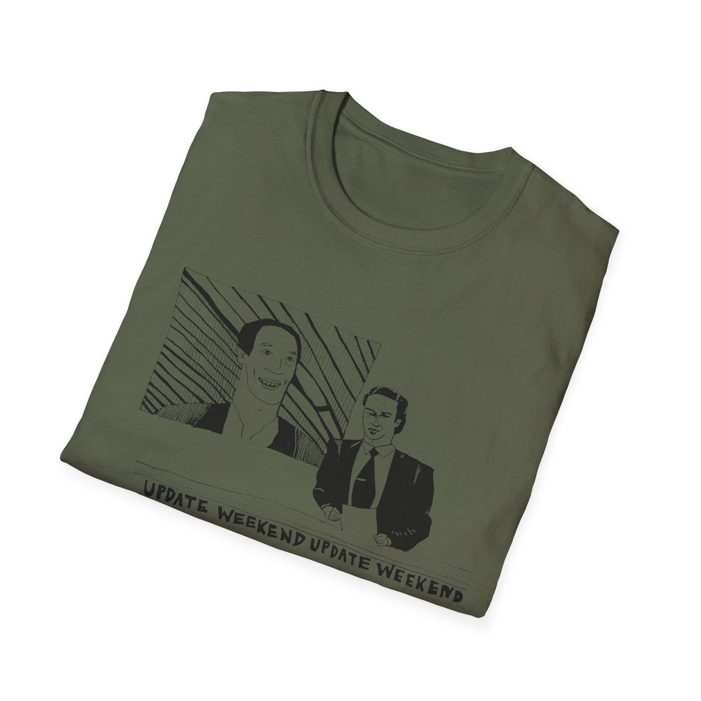 original drawing of the time norm macdonald got fired from snl for oj jokes fan art tshirt