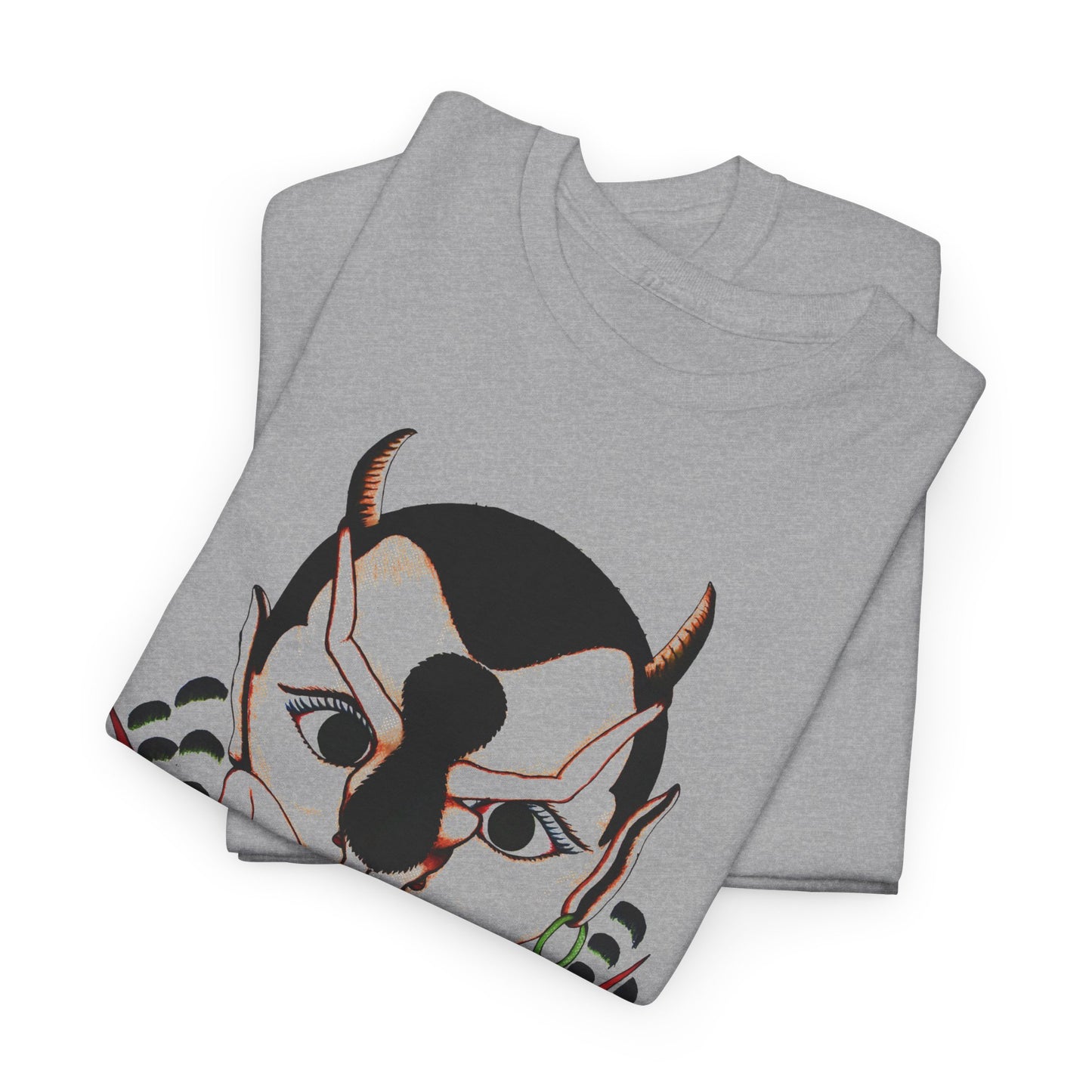 mid century untitled (devil and consort) rosie camanga illustration edit tshirt