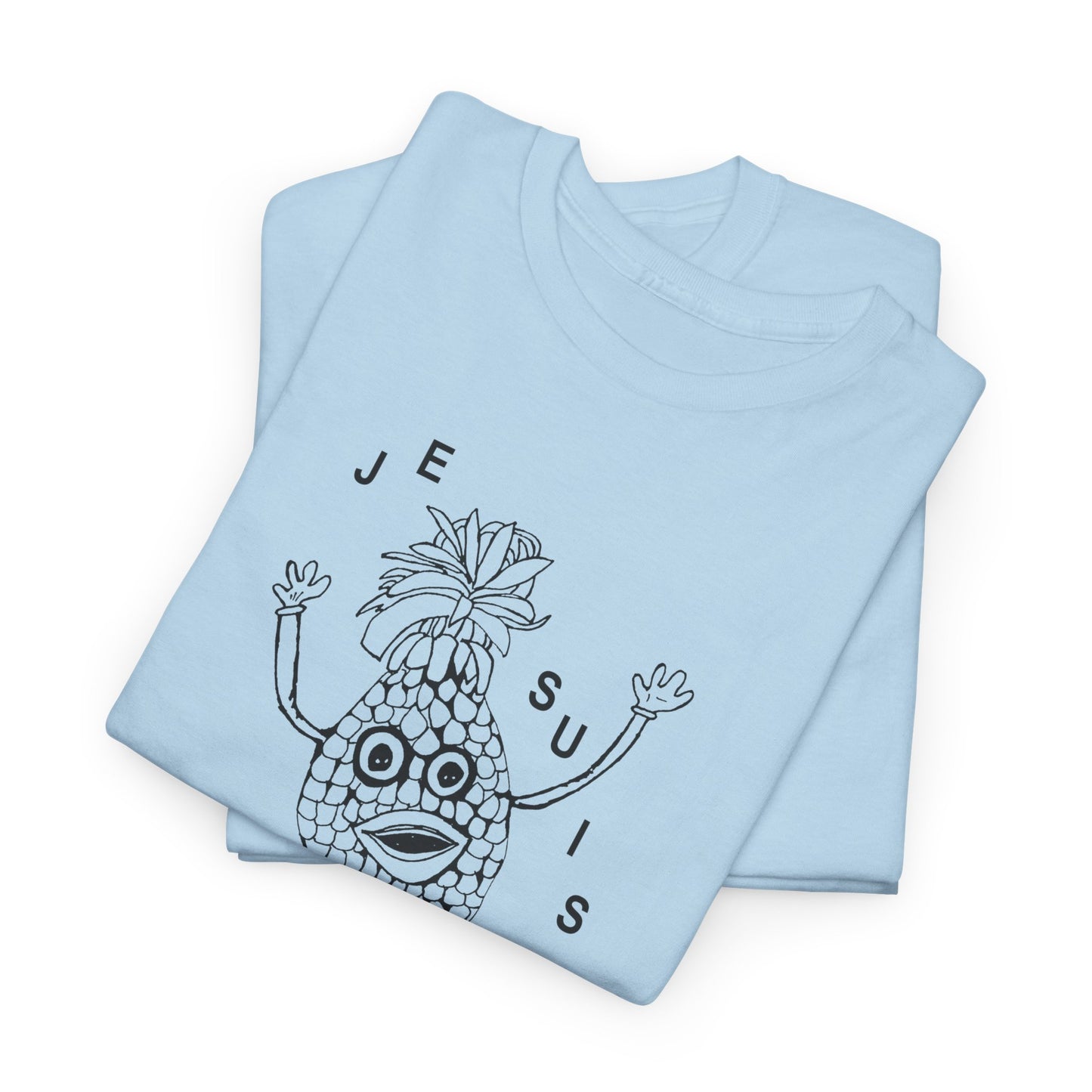 original sketch je suis un ananas téléfrançais! (i am a pineapple) tshirt