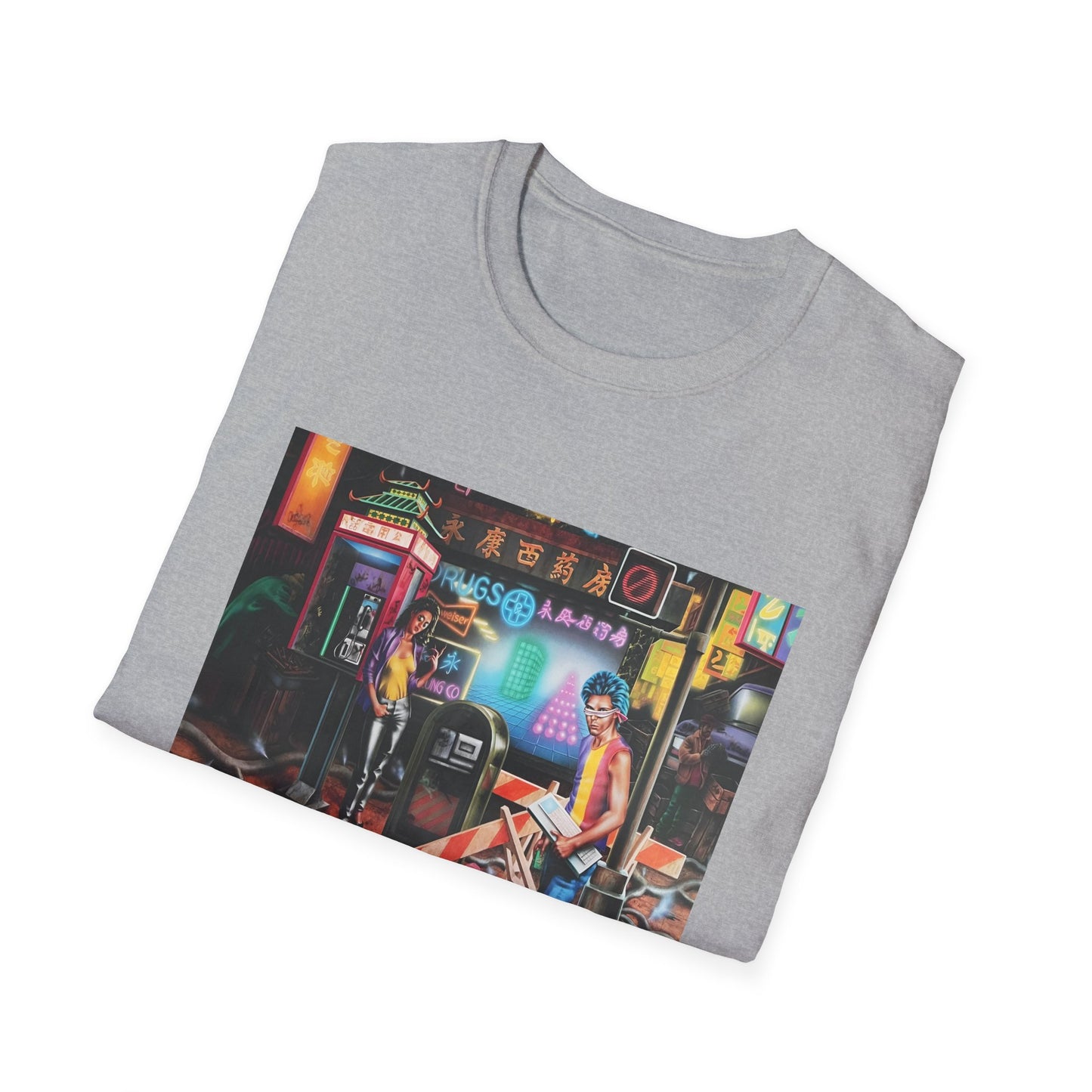 1984 william gibson book neuromancer barclay dust jacket tshirt