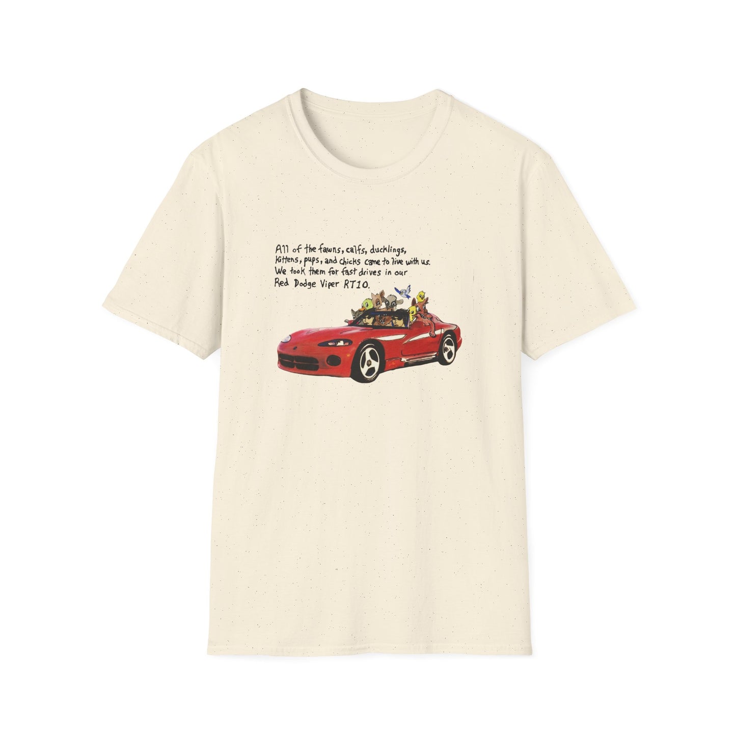 dodge viper rt10 original drawing tshirt