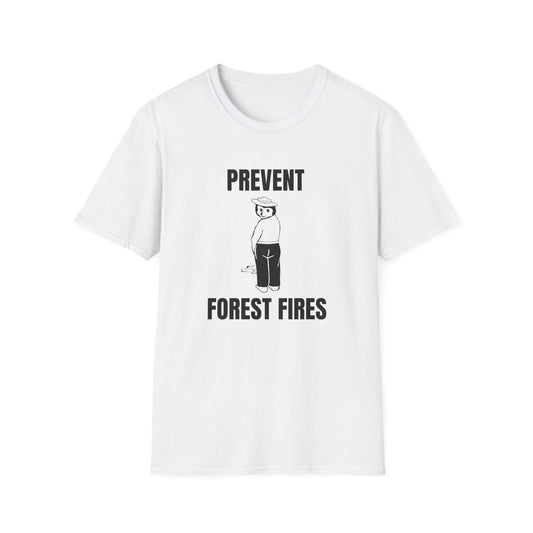 smokey the bear parody 1970s vintage design re print black tshirt