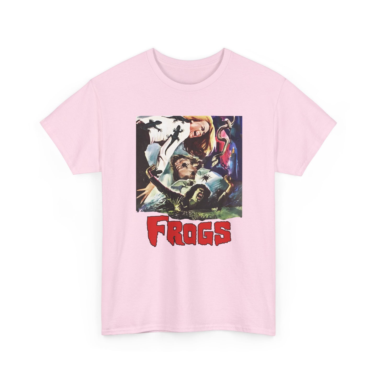 1972 eco horror movie frogs italian poster custom edit tshirt