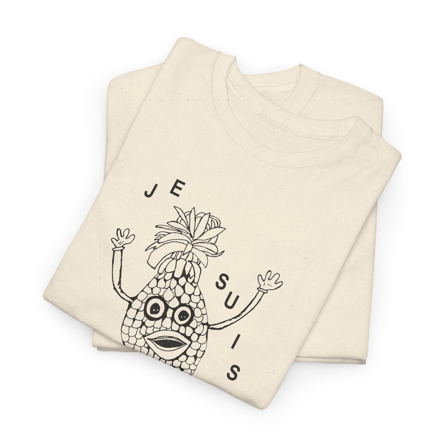 original sketch je suis un ananas téléfrançais! (i am a pineapple) tshirt