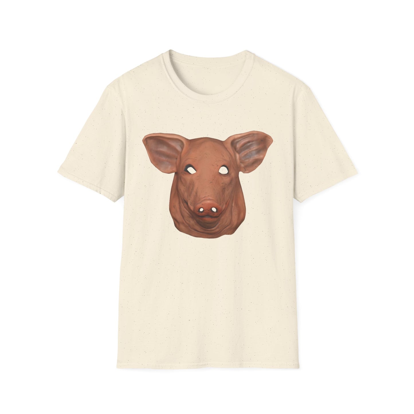 creepy pig mask tshirt