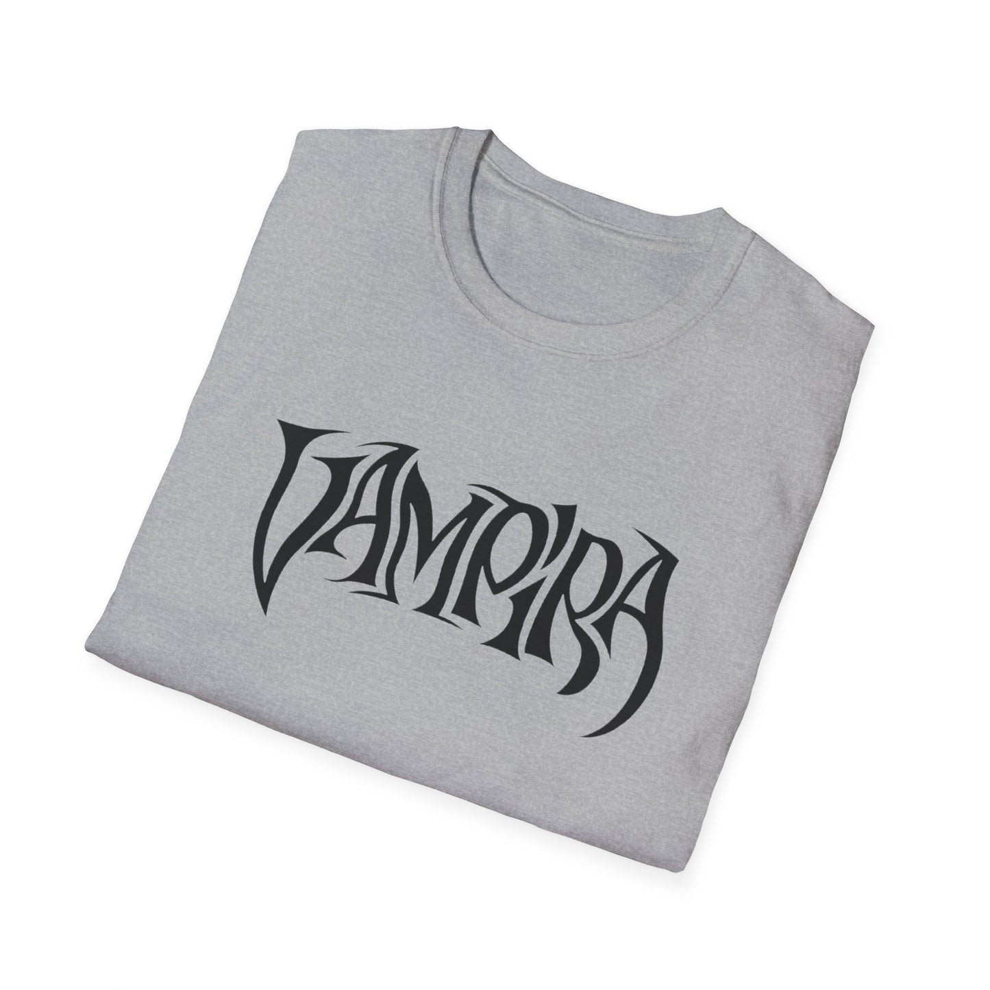 vampira from the vampira show logo tshirt