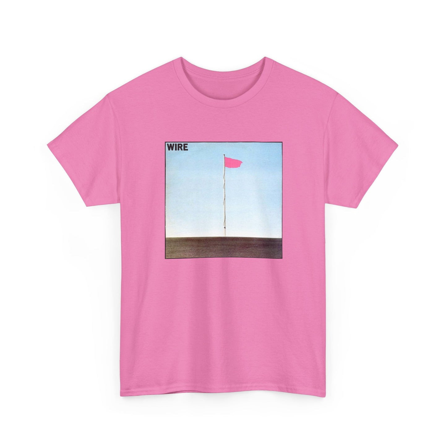 wire 1977 pink flag album cover tshirt