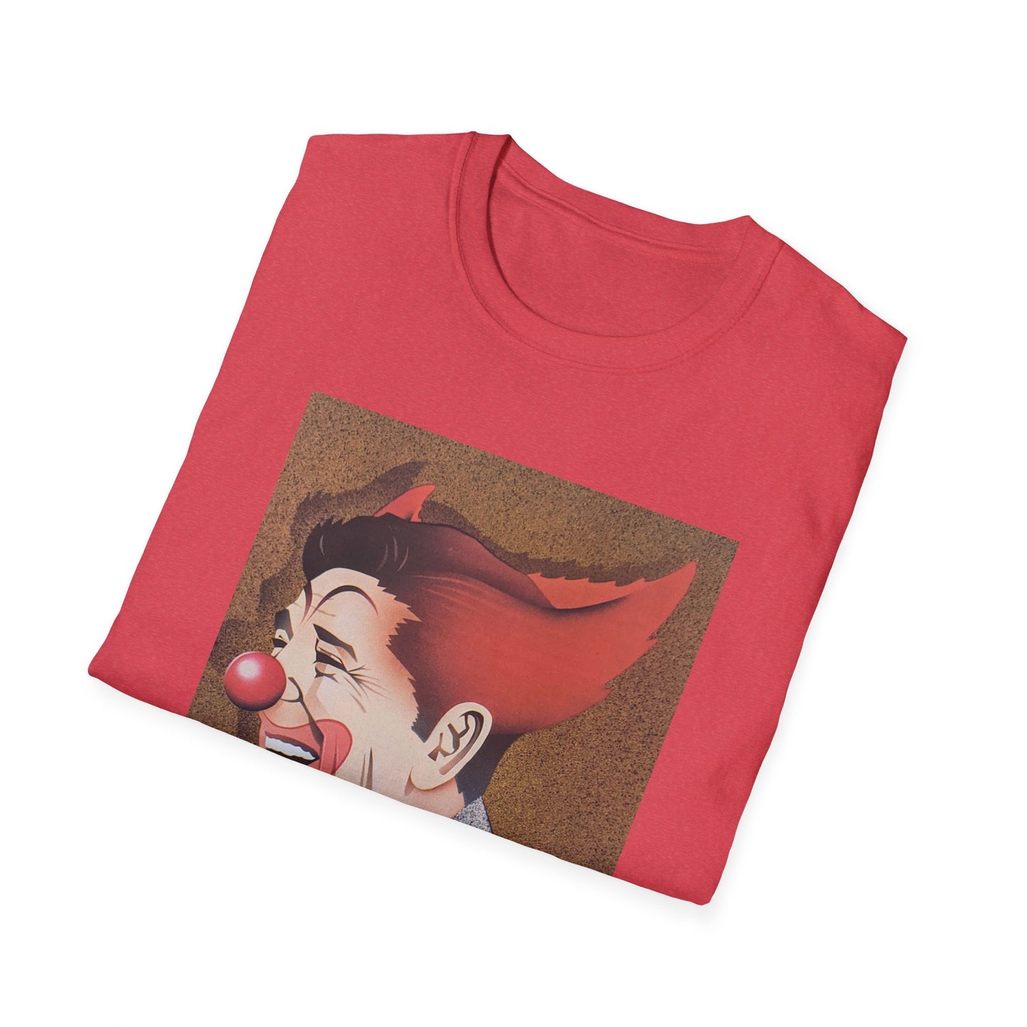 ronald reagan 40th US president clown tshirt