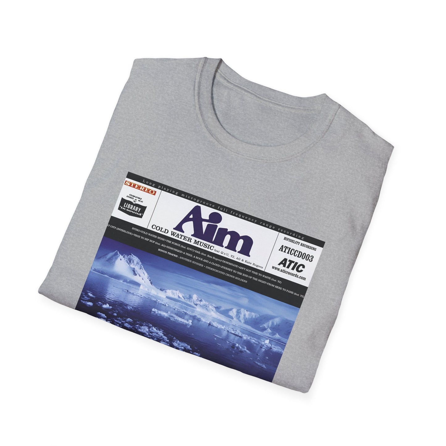 aim 1999 cold water music album tshirt