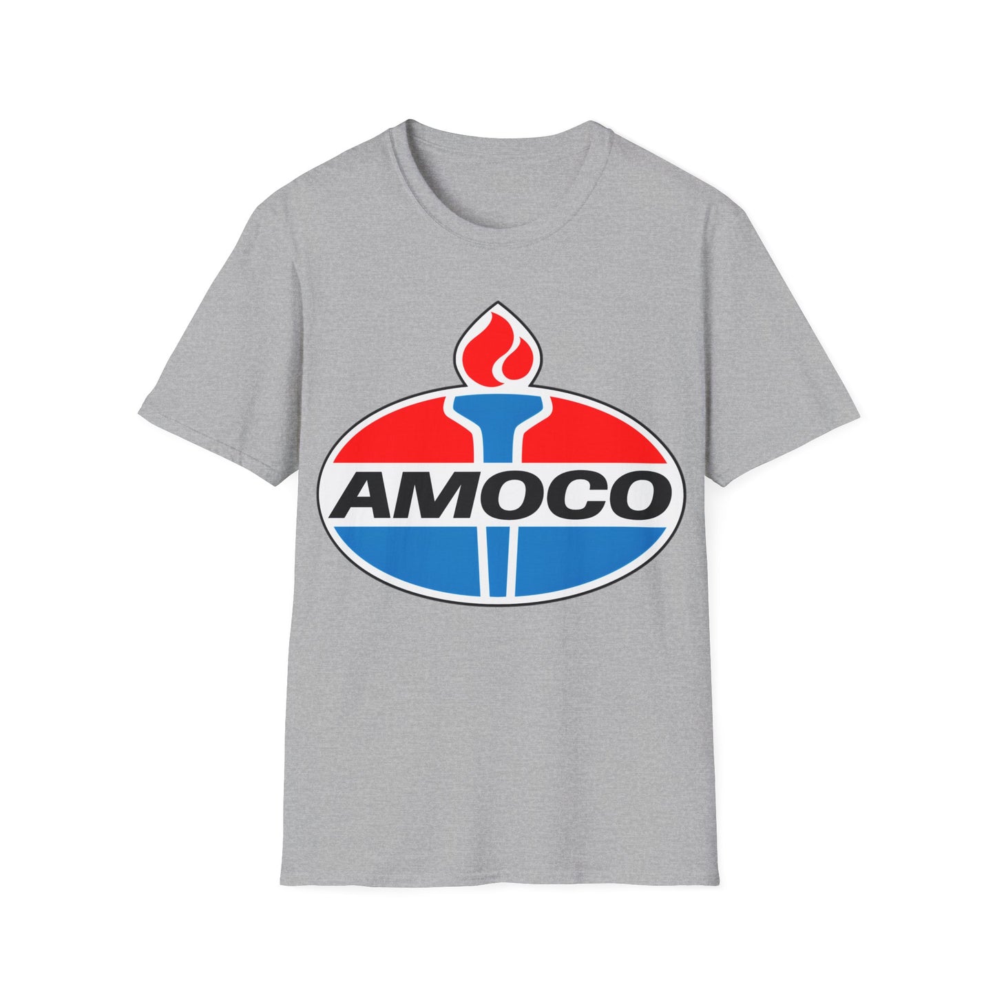 amoco oil company logo tshirt