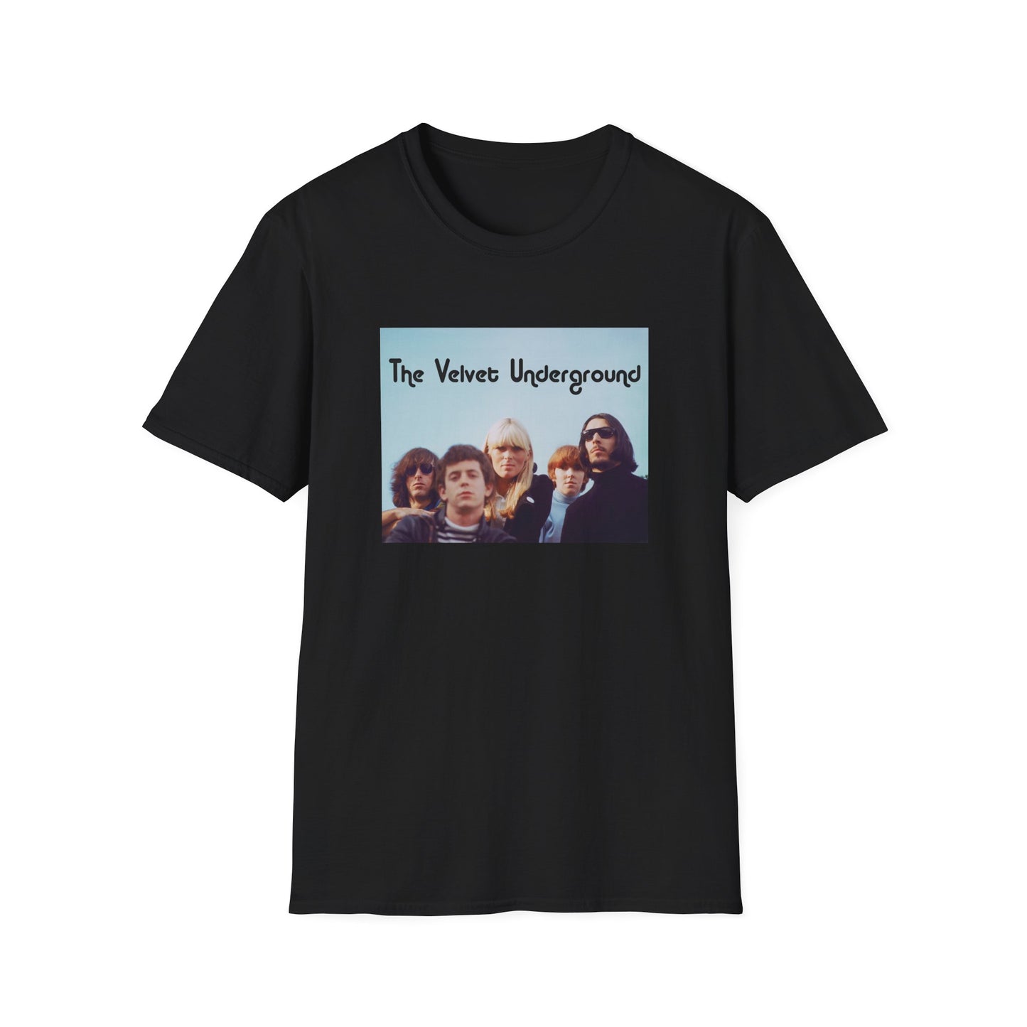 the velvet underground band photo in colour tshirt