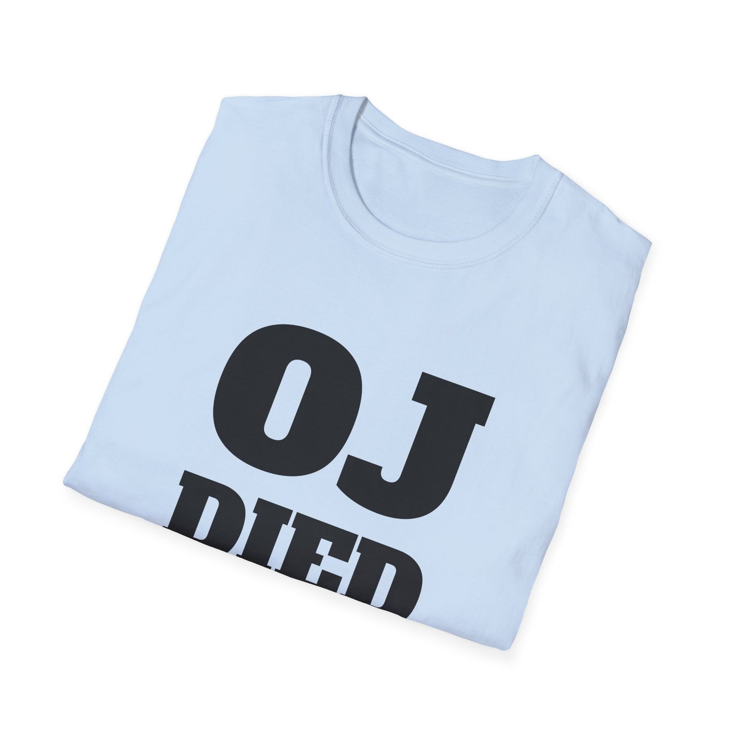 oj died with oj's glove on the back oj simpson tshirt