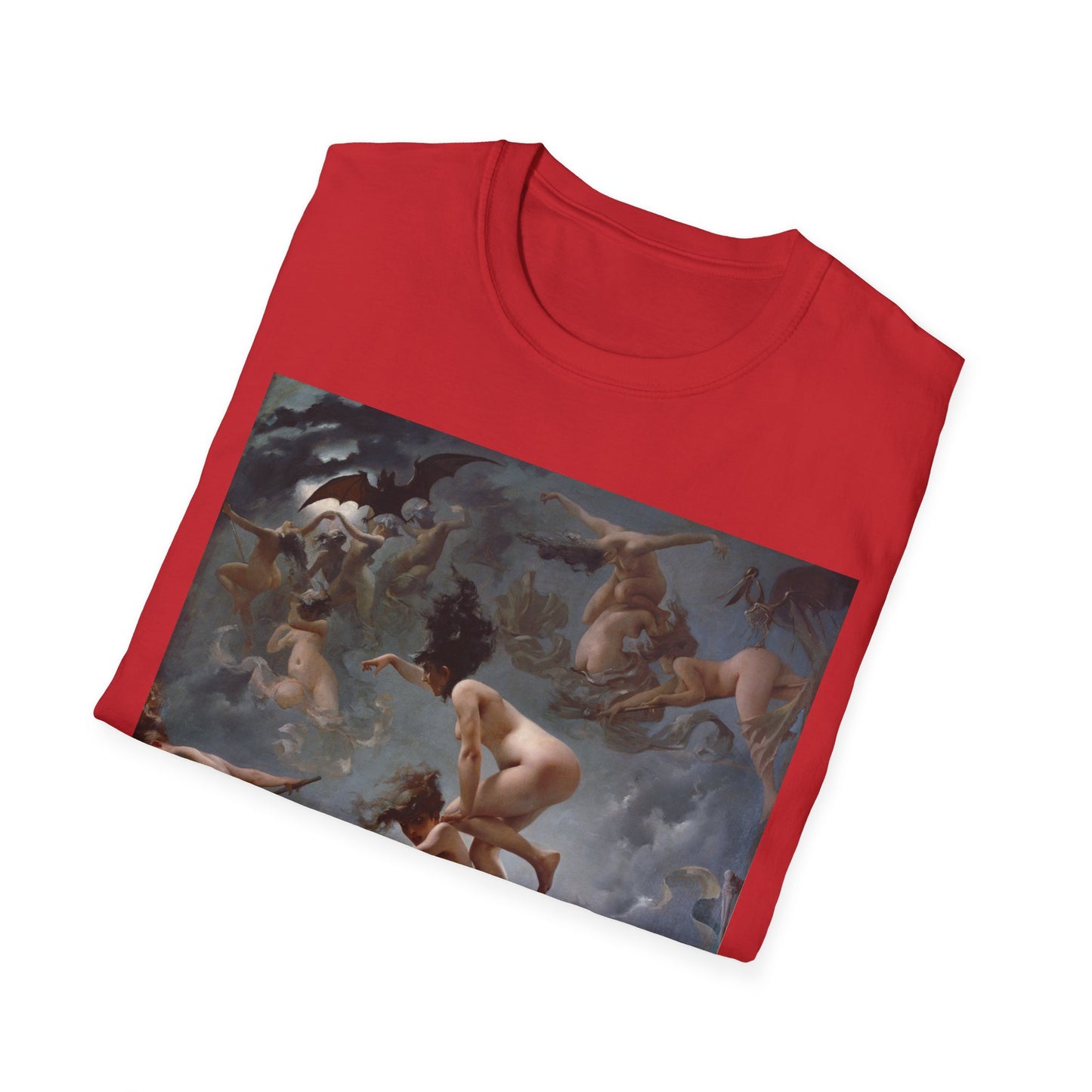 1878 painting witches going to their sabbath by luis ricardo falero tshirt