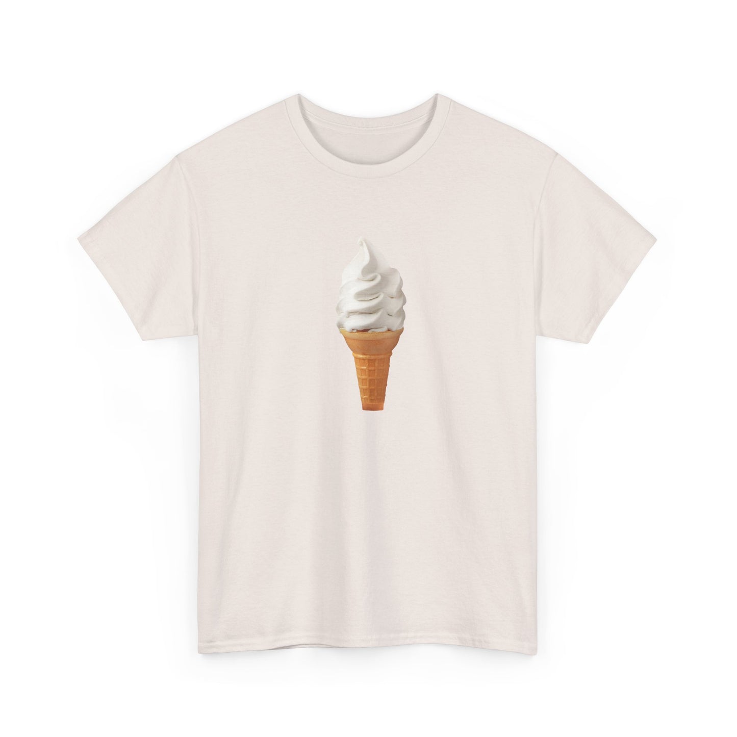 soft vanilla ice cream cone tshirt