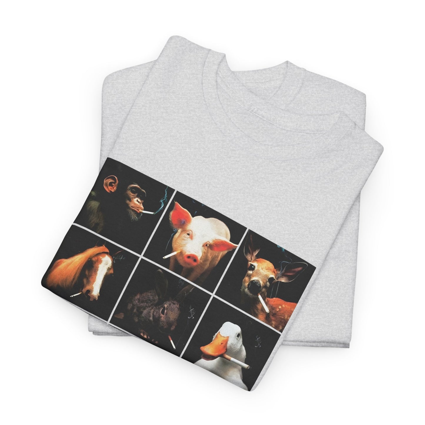 1990s anti smoking campaign poster it looks just as stupid when you do it no words reproduction tshirt