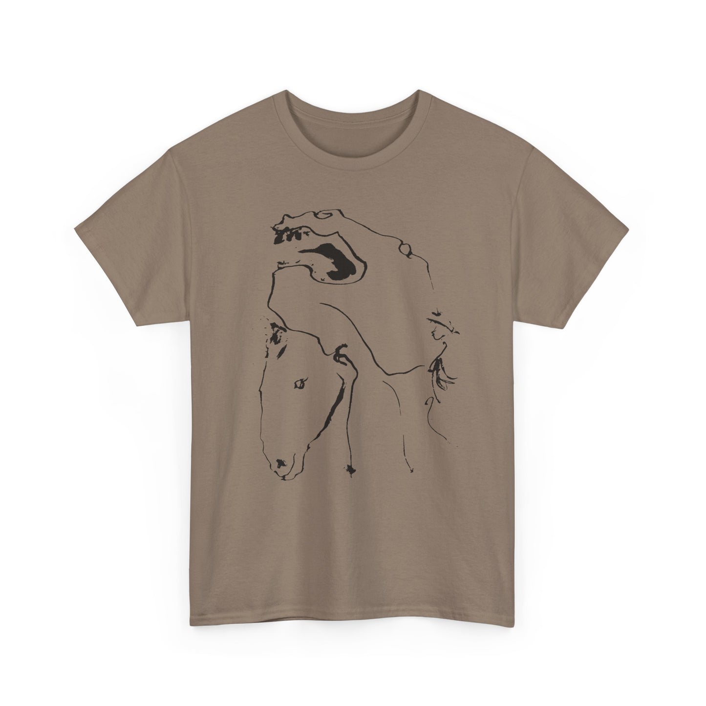 1961 horses lithograph by pablo ruiz picasso custom edit tshirt