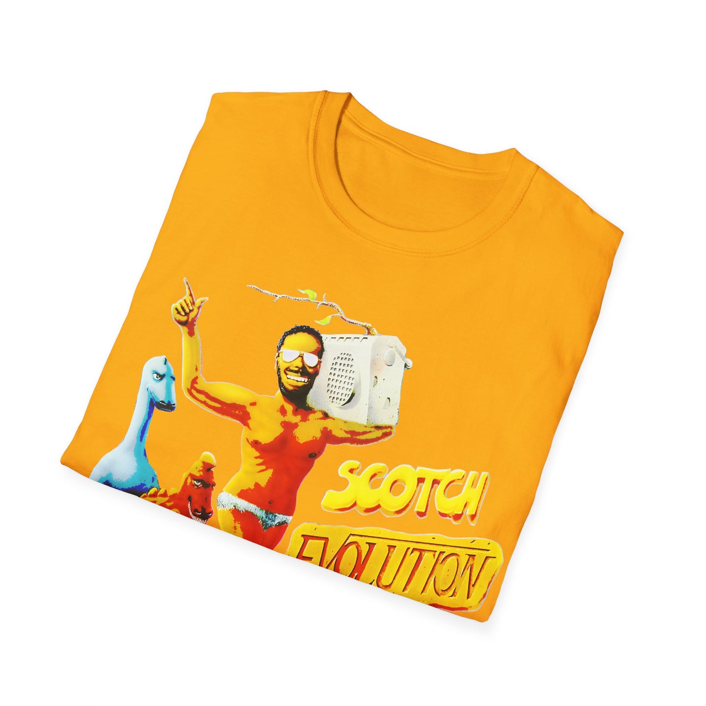 scotch evolution italo disco fan art tshirt