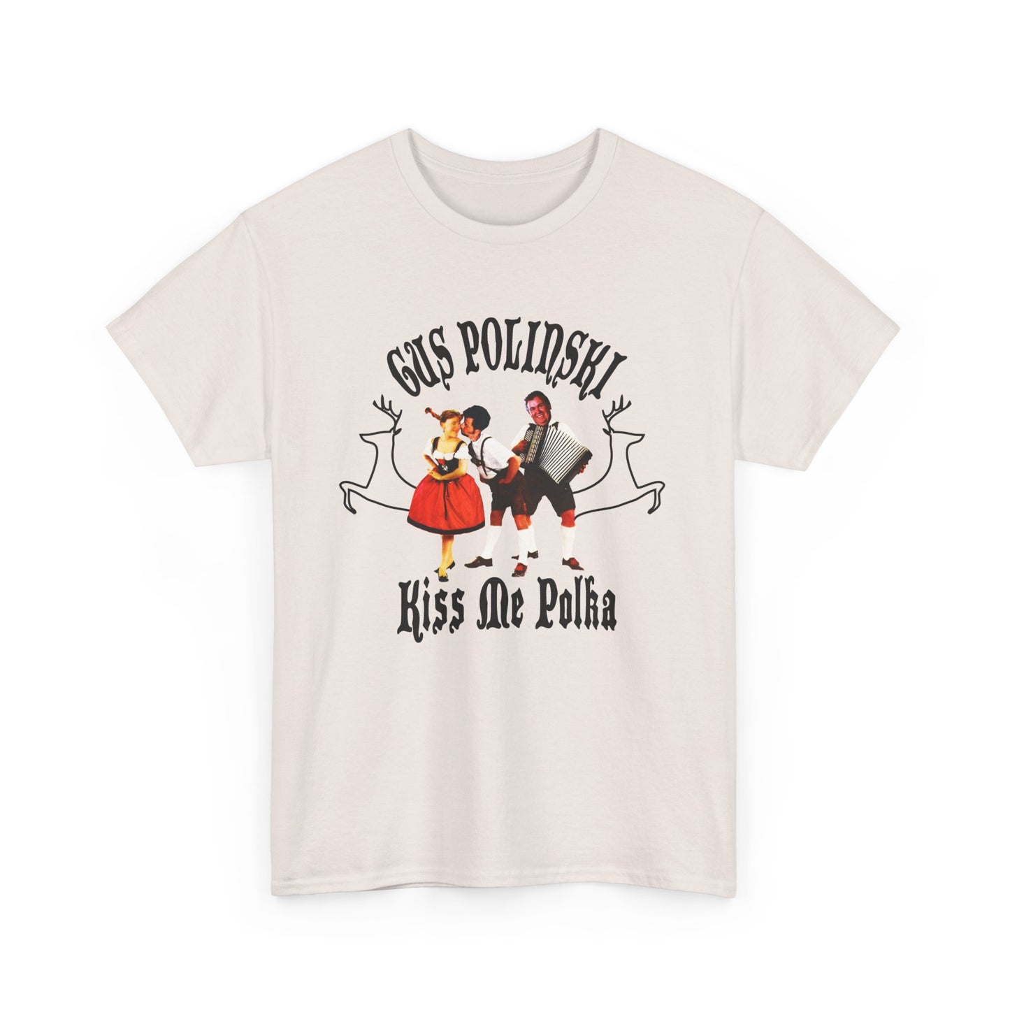 home alone gus polinski (john candy) poker king of the midwest parody album cover for kiss me polka tshirt
