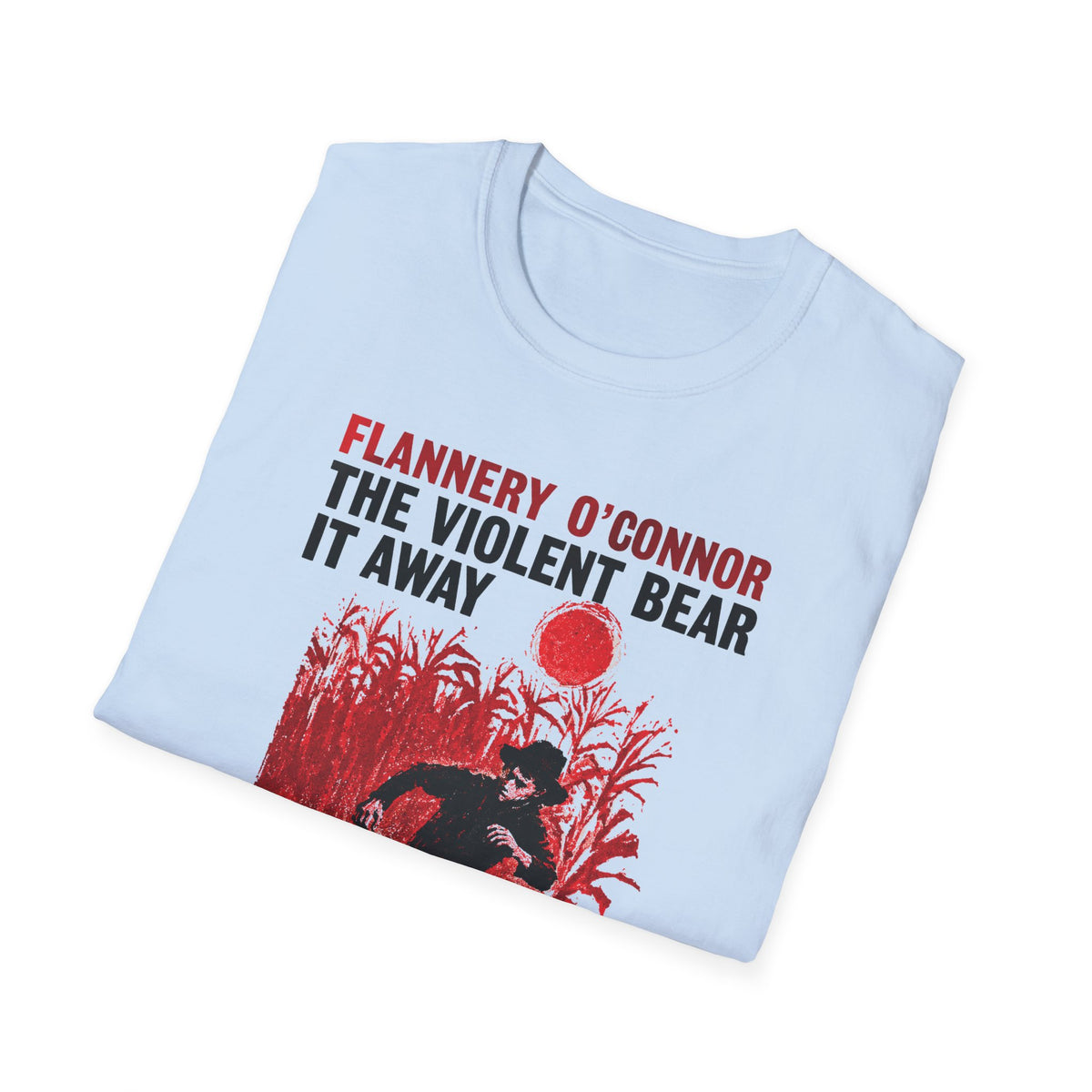 1960 the violent bear it away flannery o'connor alternate book cover tshirt