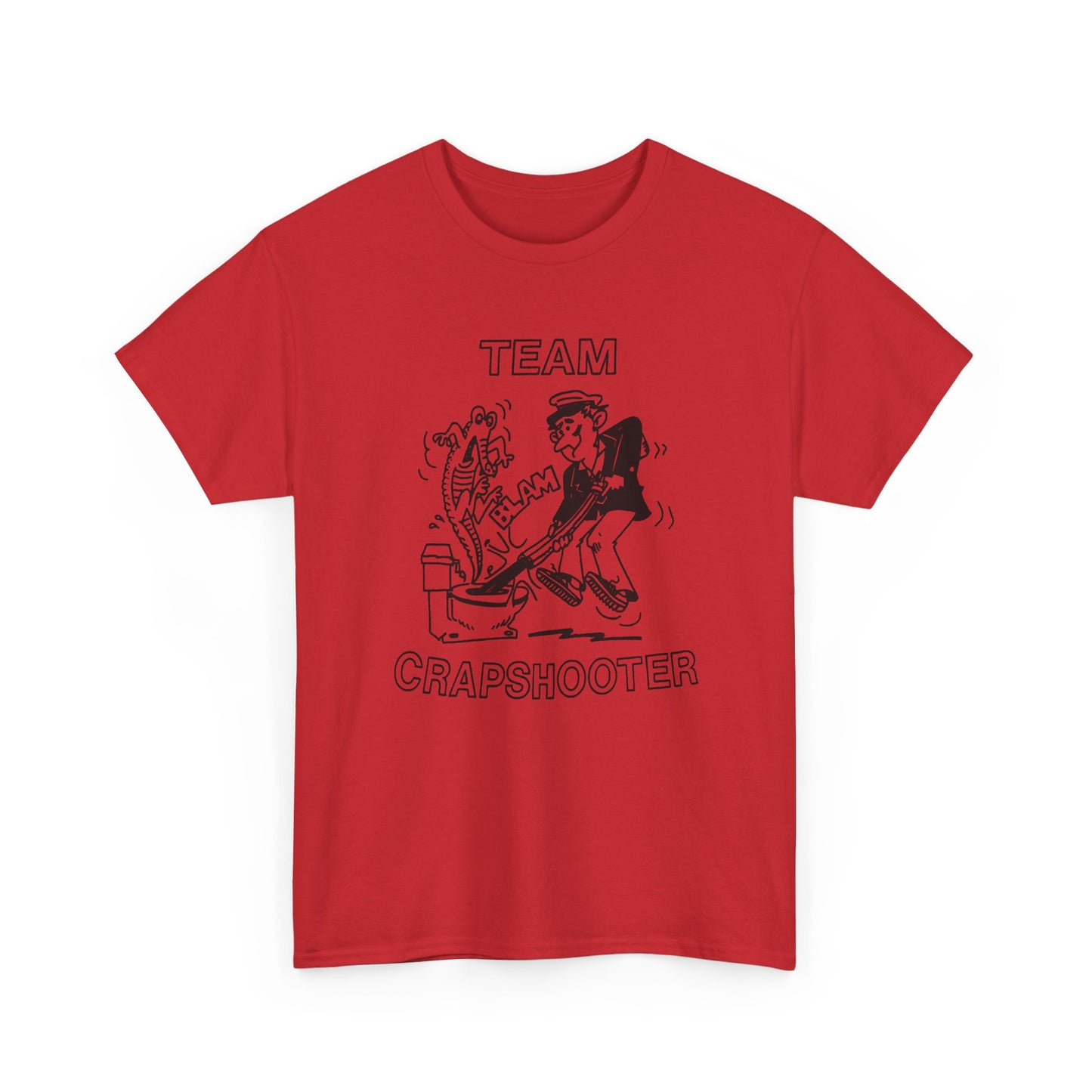 1980s team crapshooter reproduction tshirt