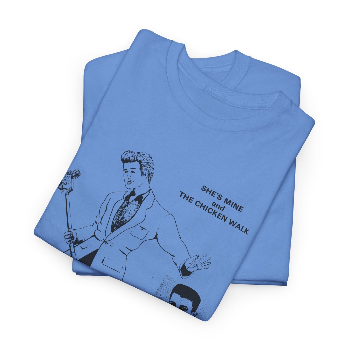 1980s hasil adkins chicken walk record cover tshirt