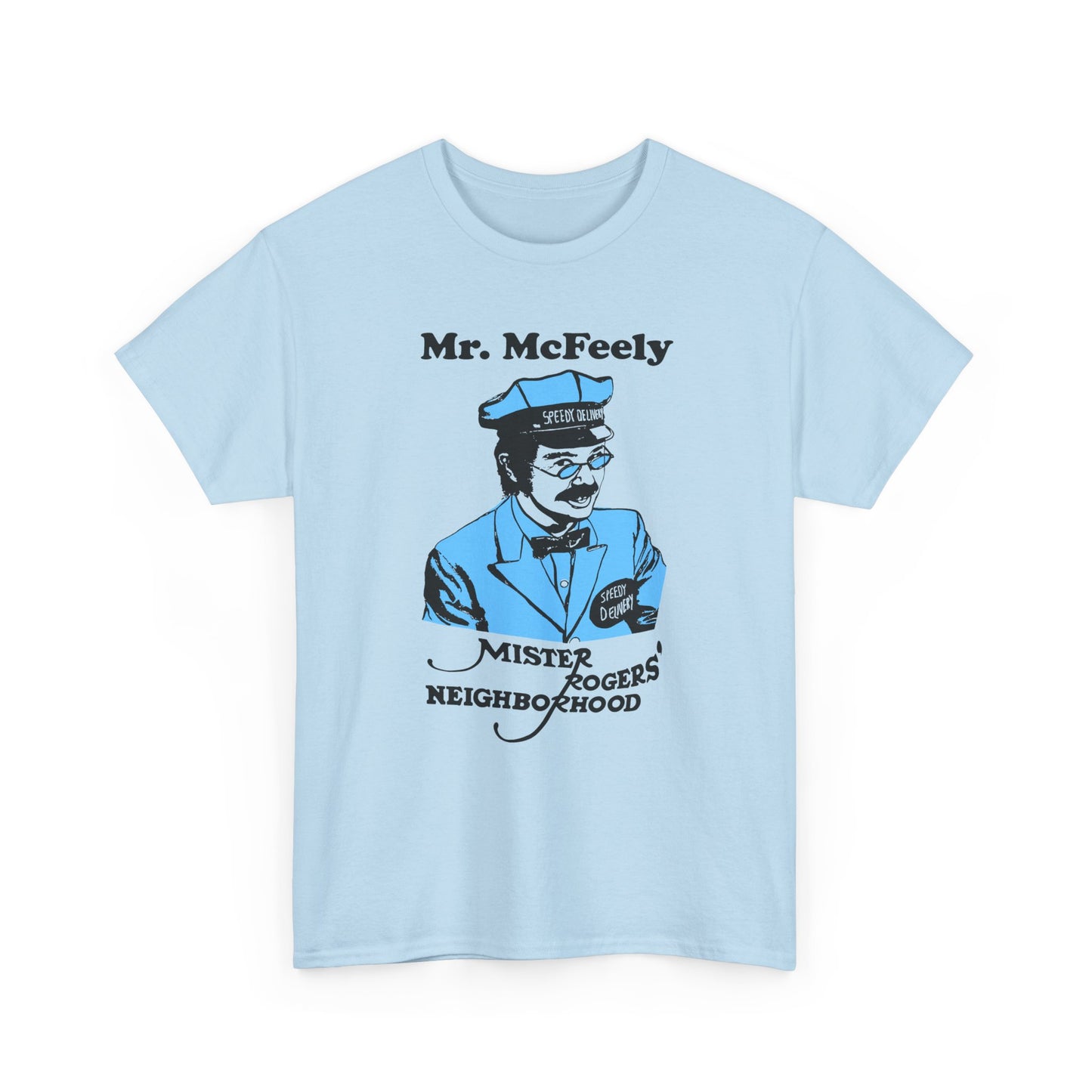 vintage mr mcfeely from mr rogers custom reproduction tshirt