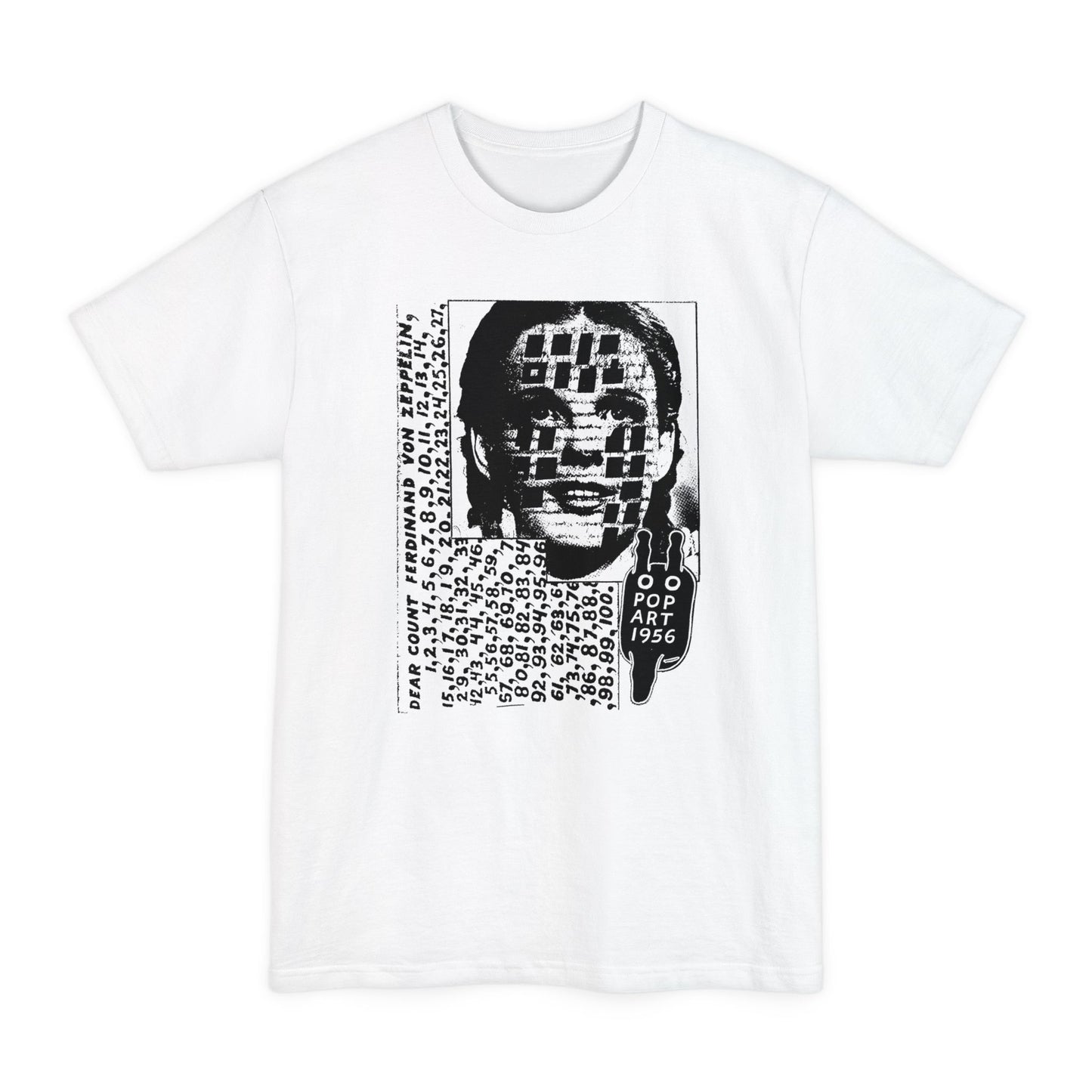 oversized dorothy gale mail pop art by ray johnson reproduction unisex tall beefy tshirt