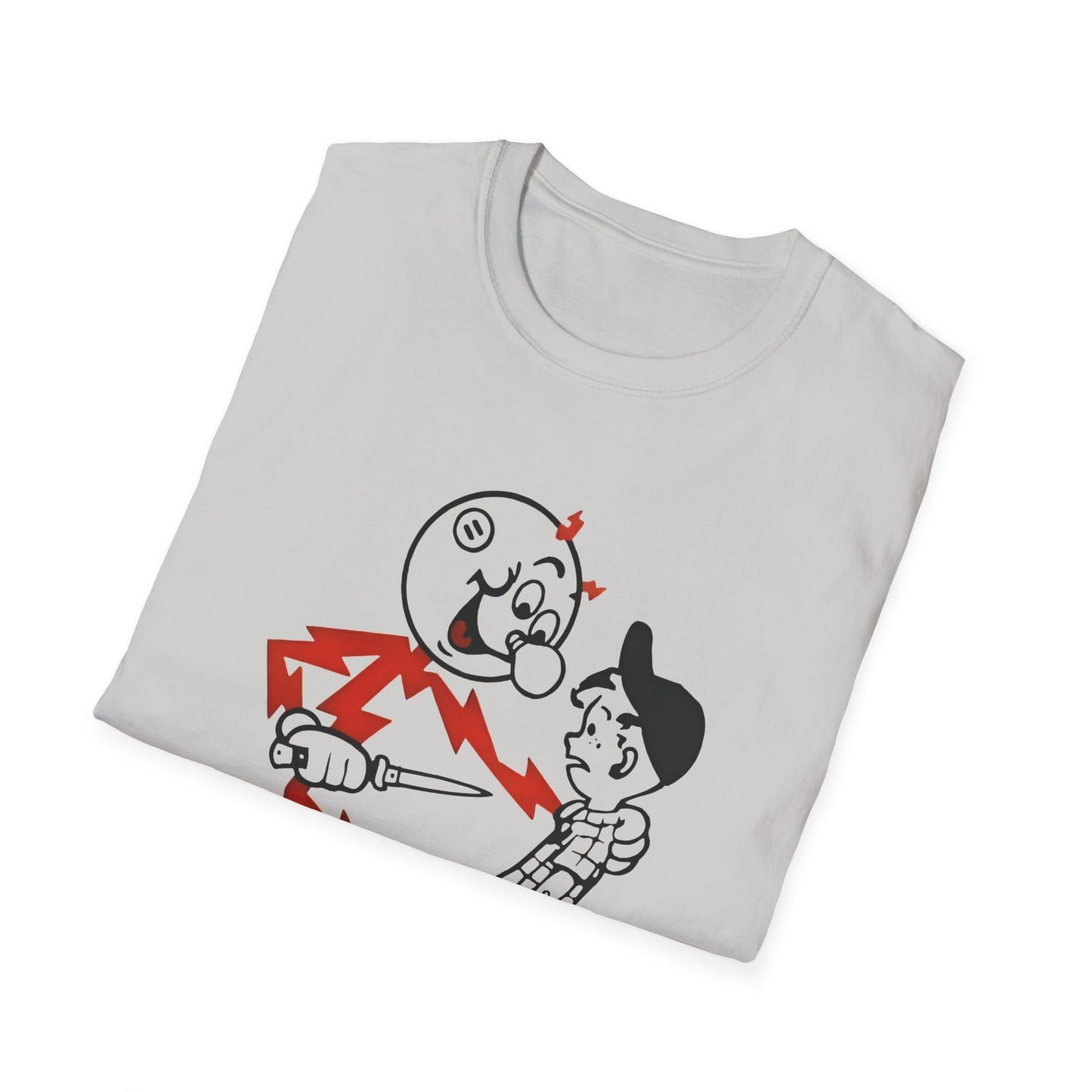 reddy kilowatt electricity will kill you vintage logo reproduction tshirt