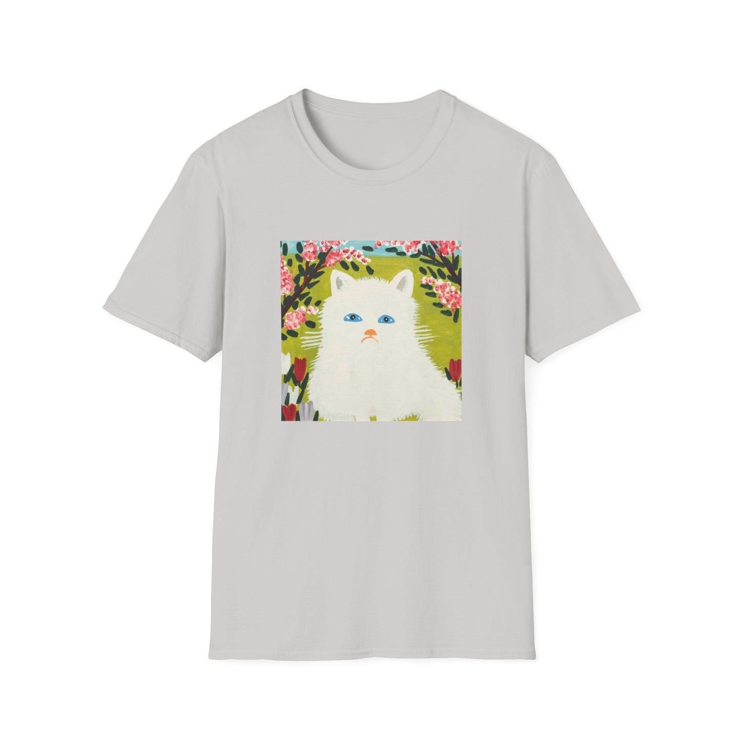 maud lewis canadian folk artist white cat tshirt