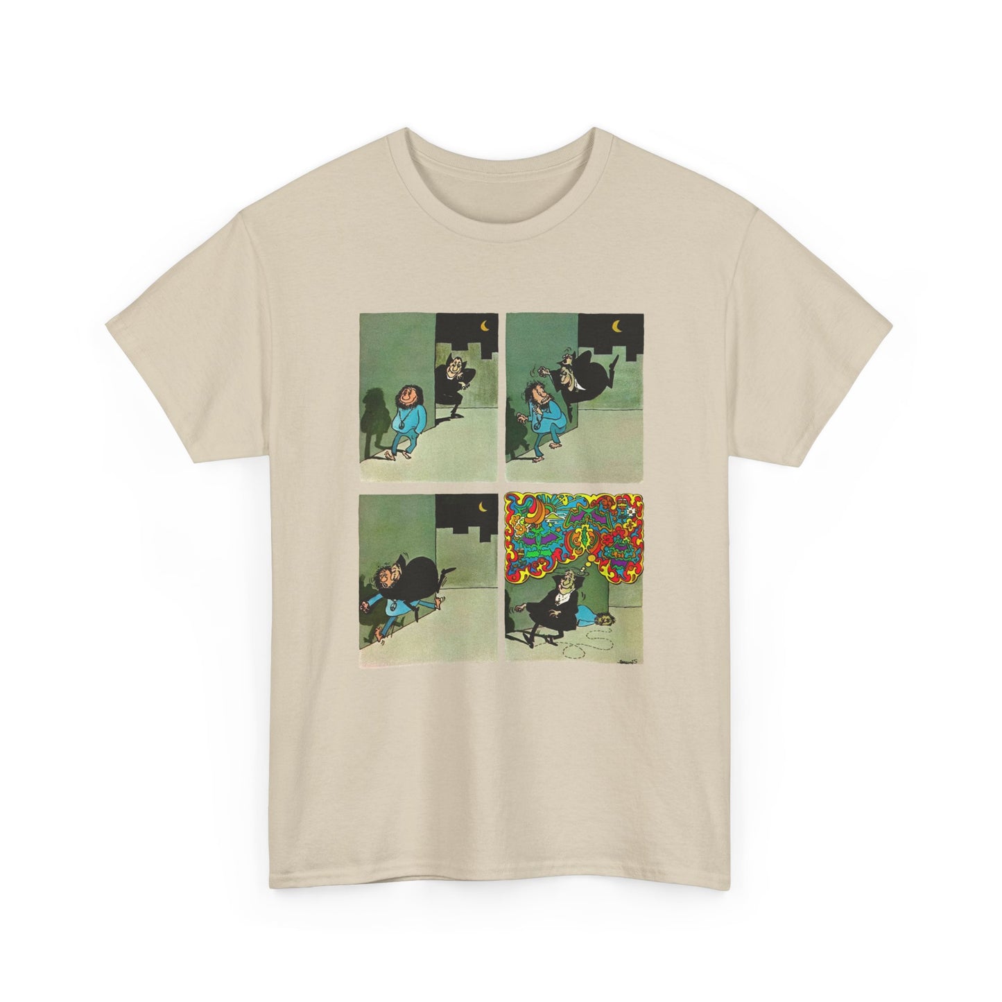 1970 comic the vampire by sergio aragones reproduction tshirt