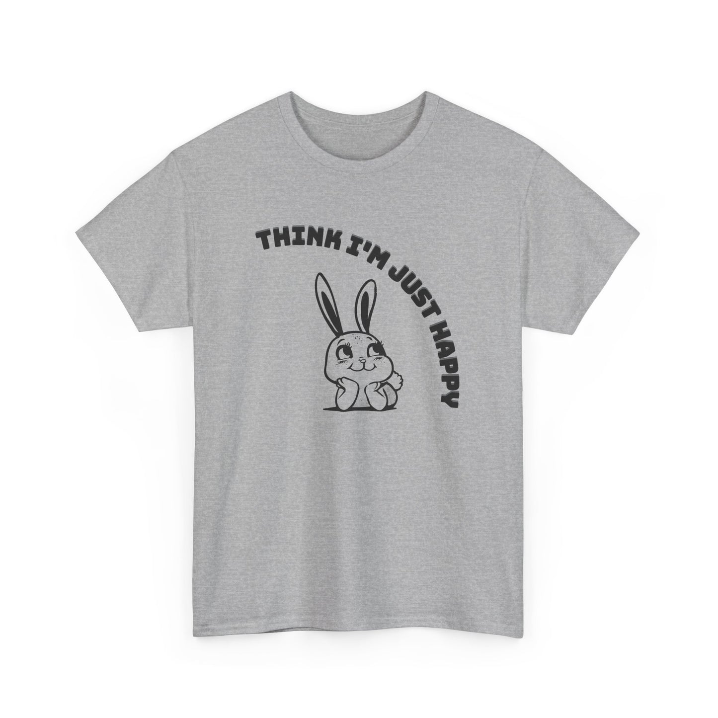 think I'm just happy nirvana song lyrics with bunny tshirt