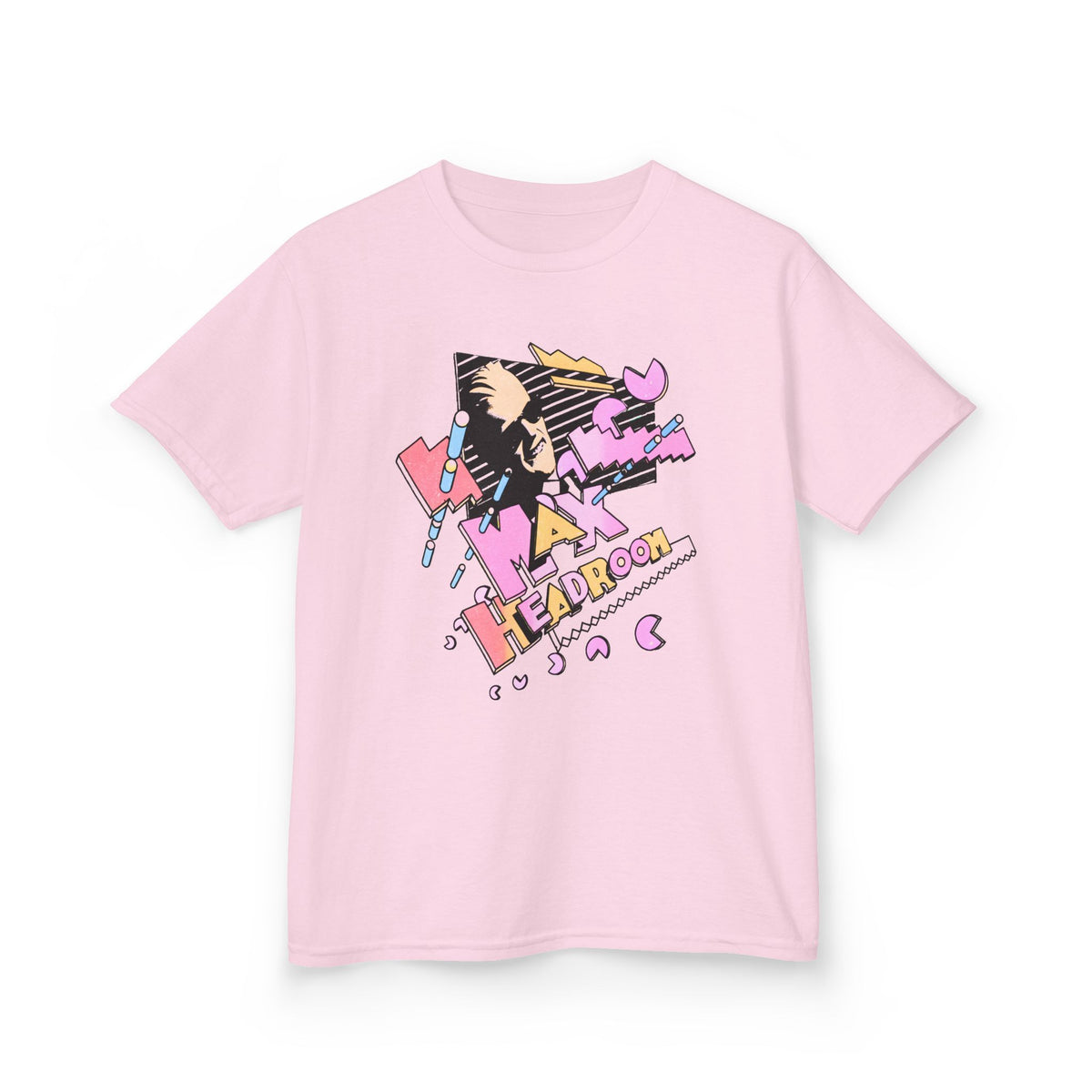 1986 max headroom reproduction YOUTH SIZE short sleeve tee
