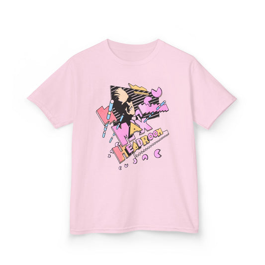 1986 max headroom reproduction YOUTH SIZE short sleeve tee