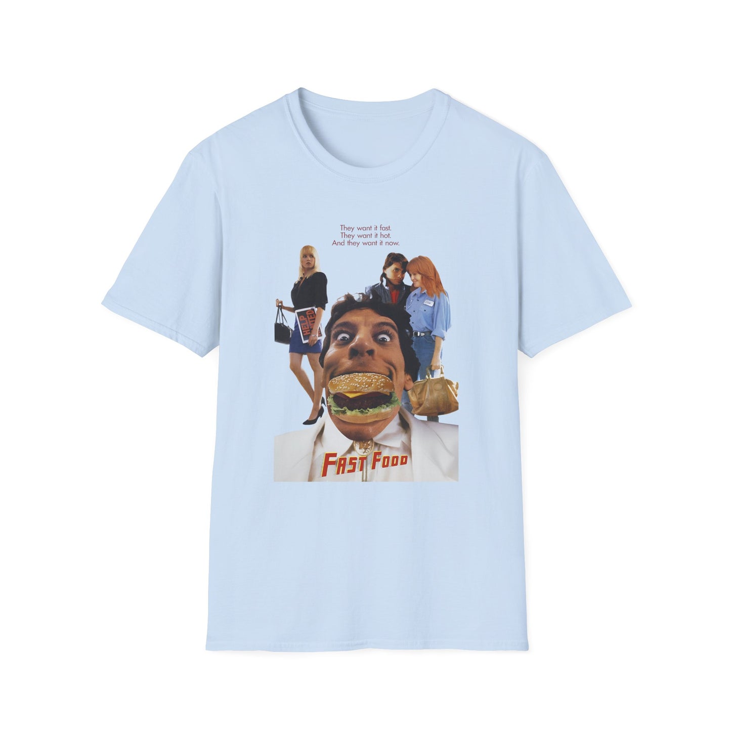 1989 low budget comedy fast food movie poster tshirt