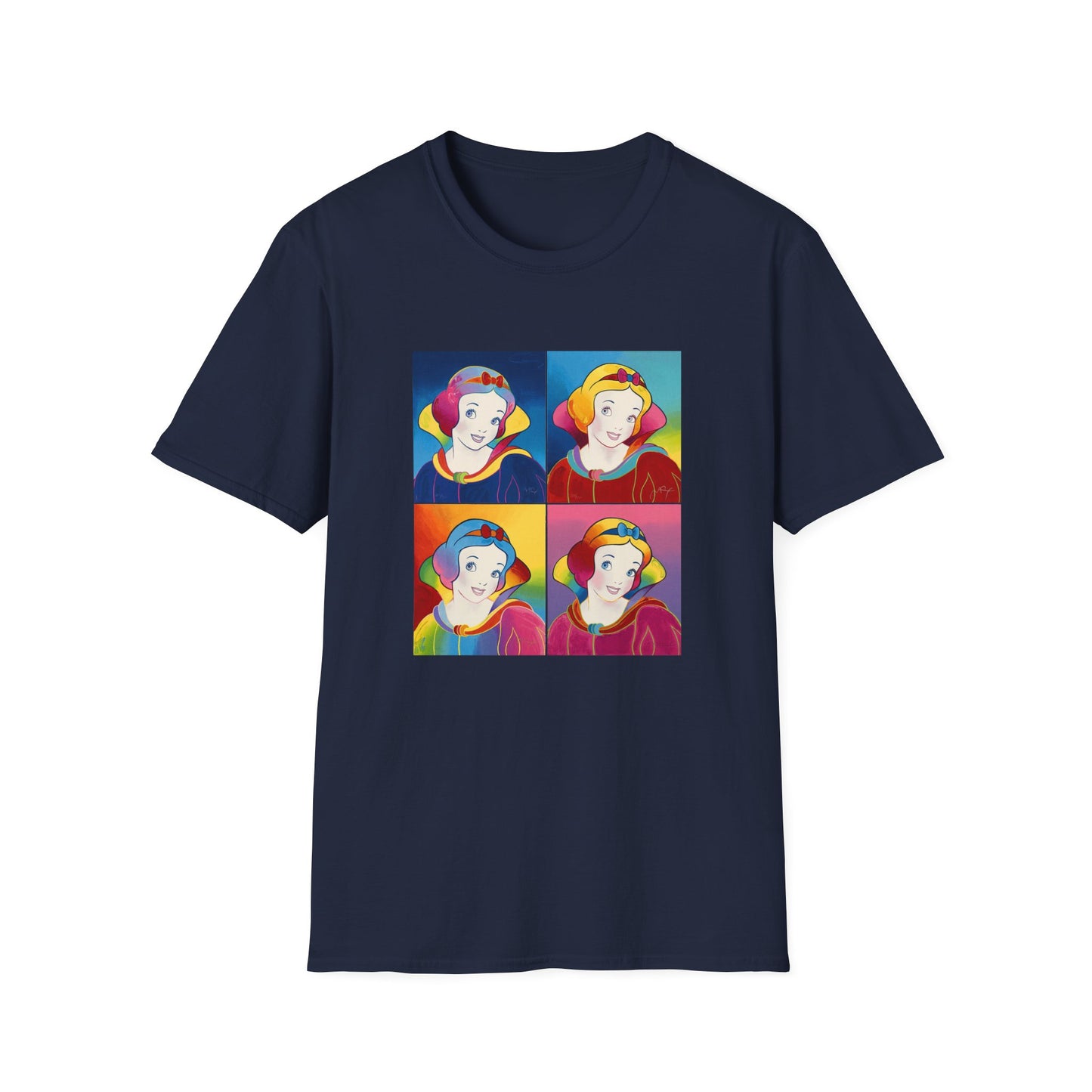 1996 psychedelic snow white pop culture art by peter max tshirt