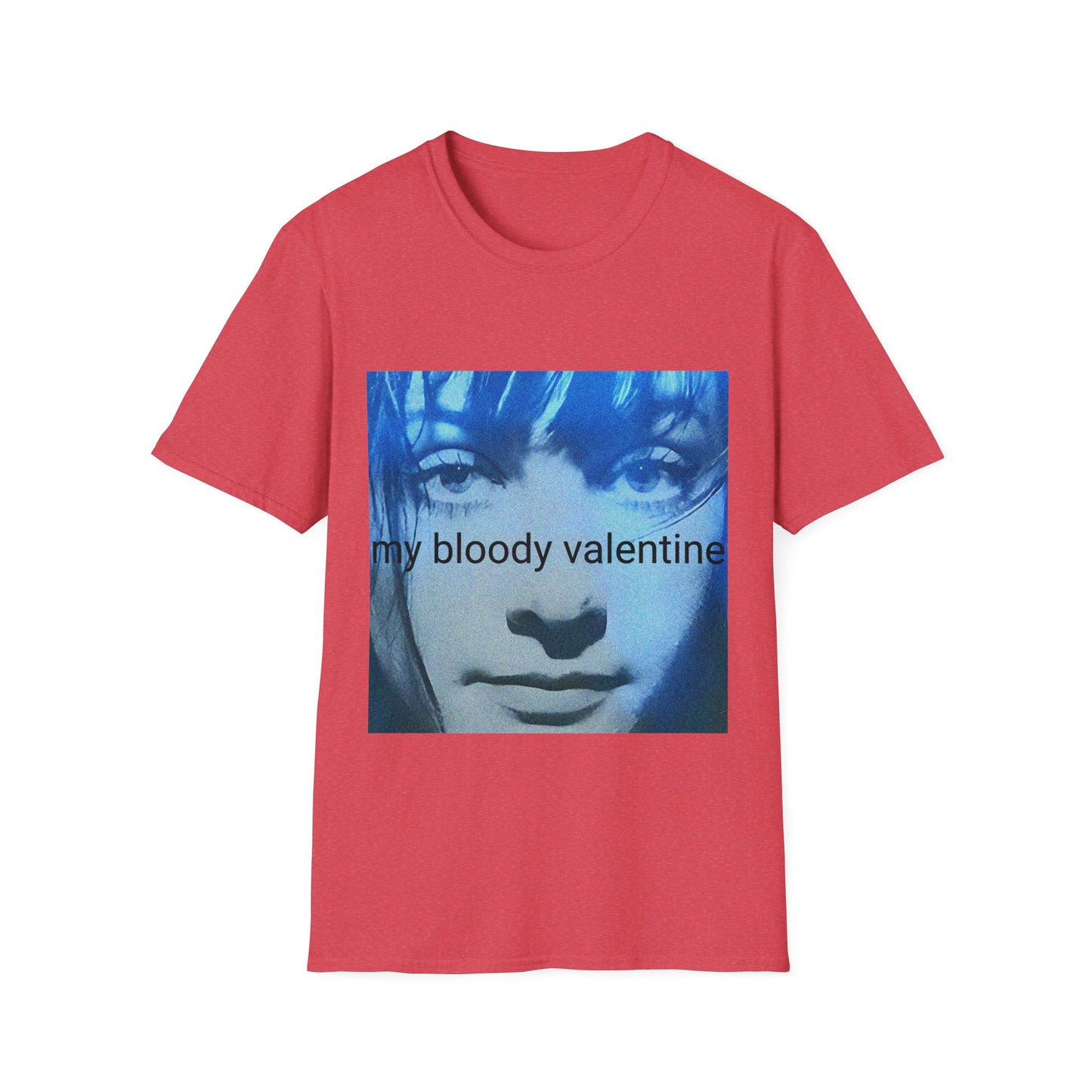 my bloody valentine belinda butcher close up in blue tshirt