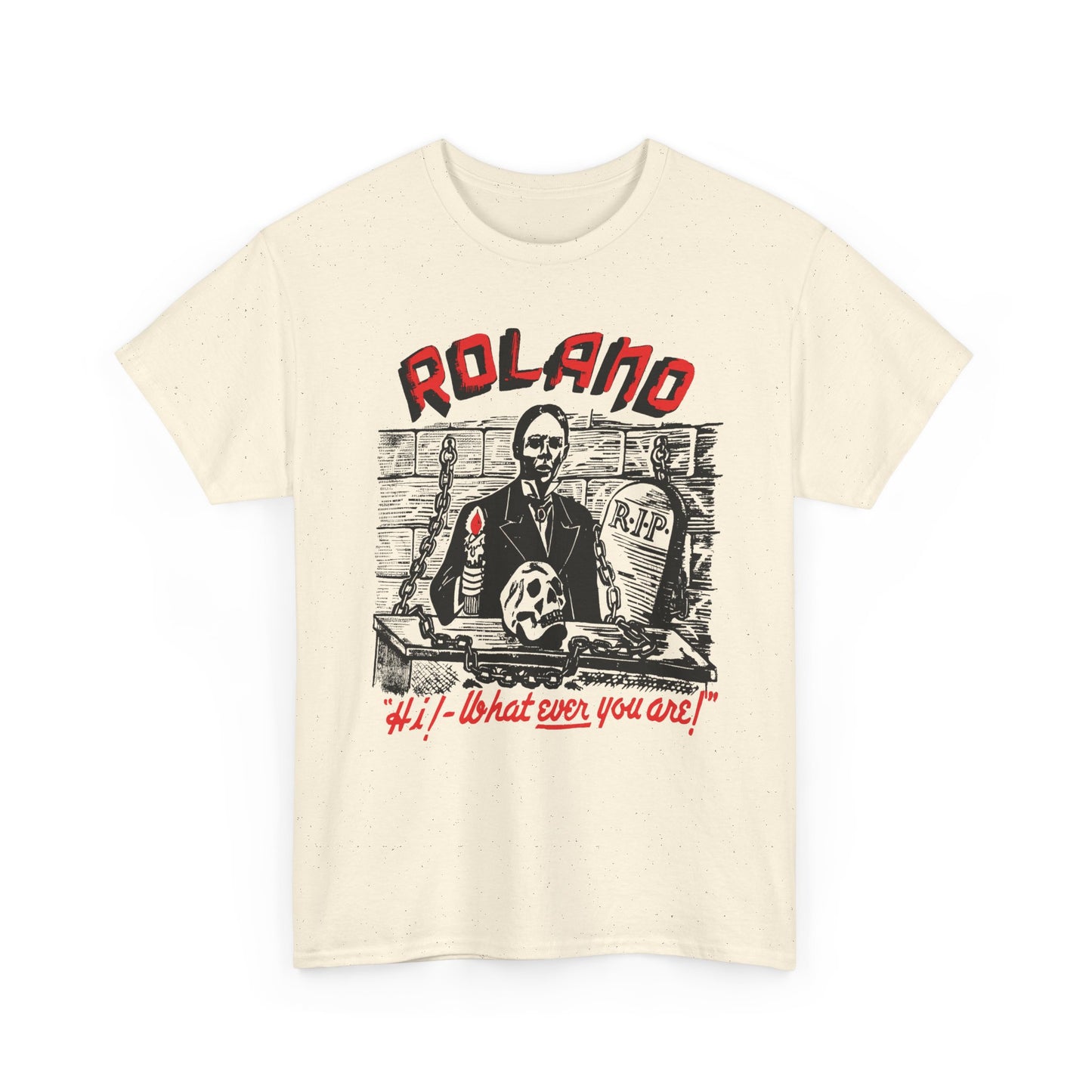 vintage 1960s roland zacherley tv horror show host reproduction tshirt