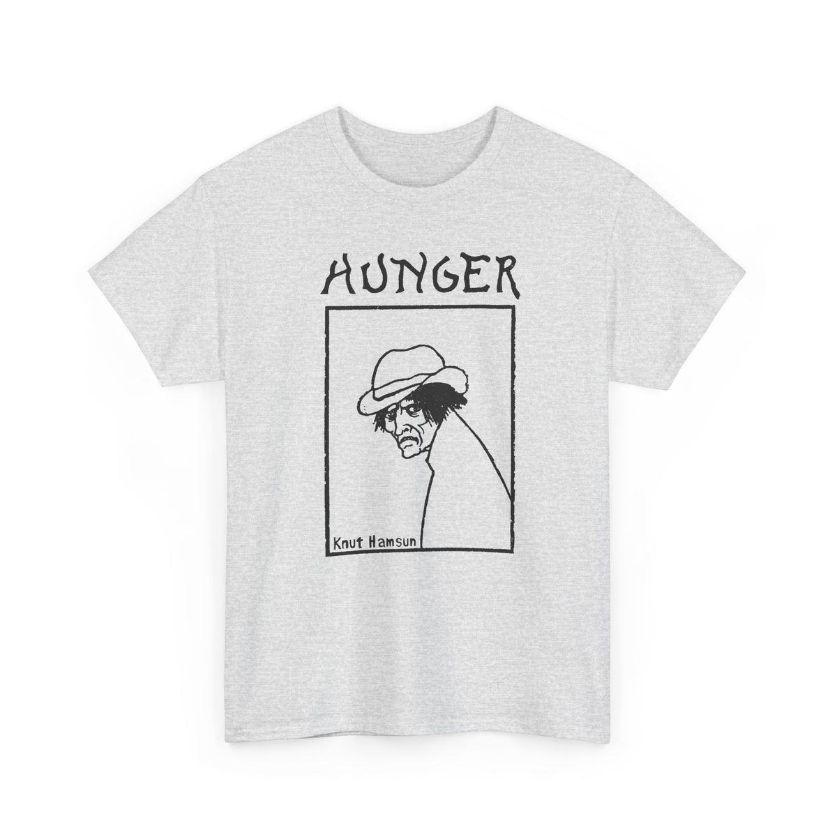 1890 hunger by knut hamsun book cover tshirt