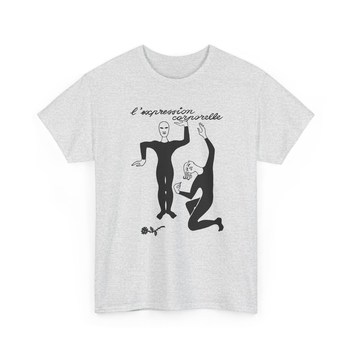 1968 french illustration of mimes from initiation au mime reproduction tshirt
